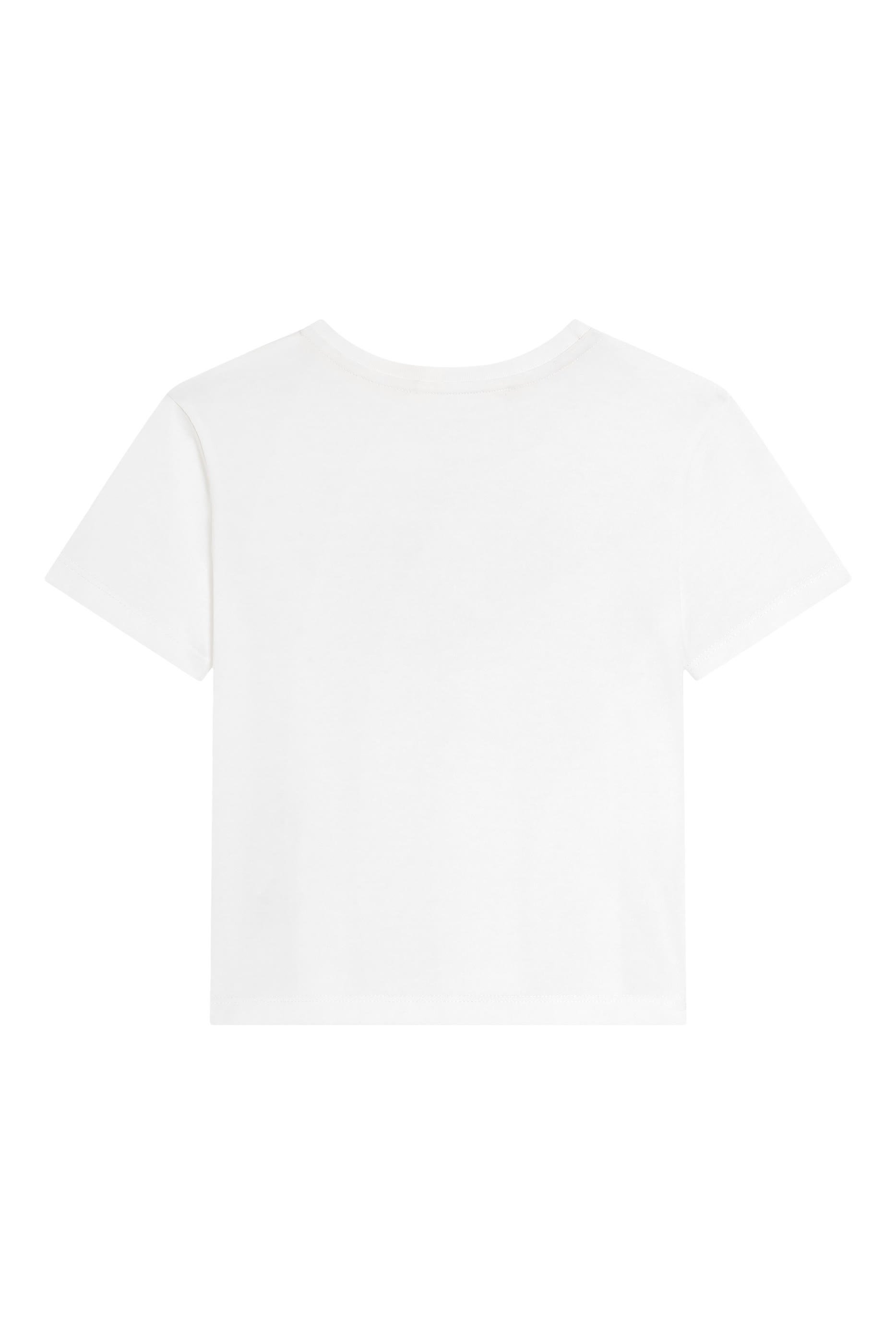 Kids DG Logo & Rhinestone Embellished Jersey T-Shirt