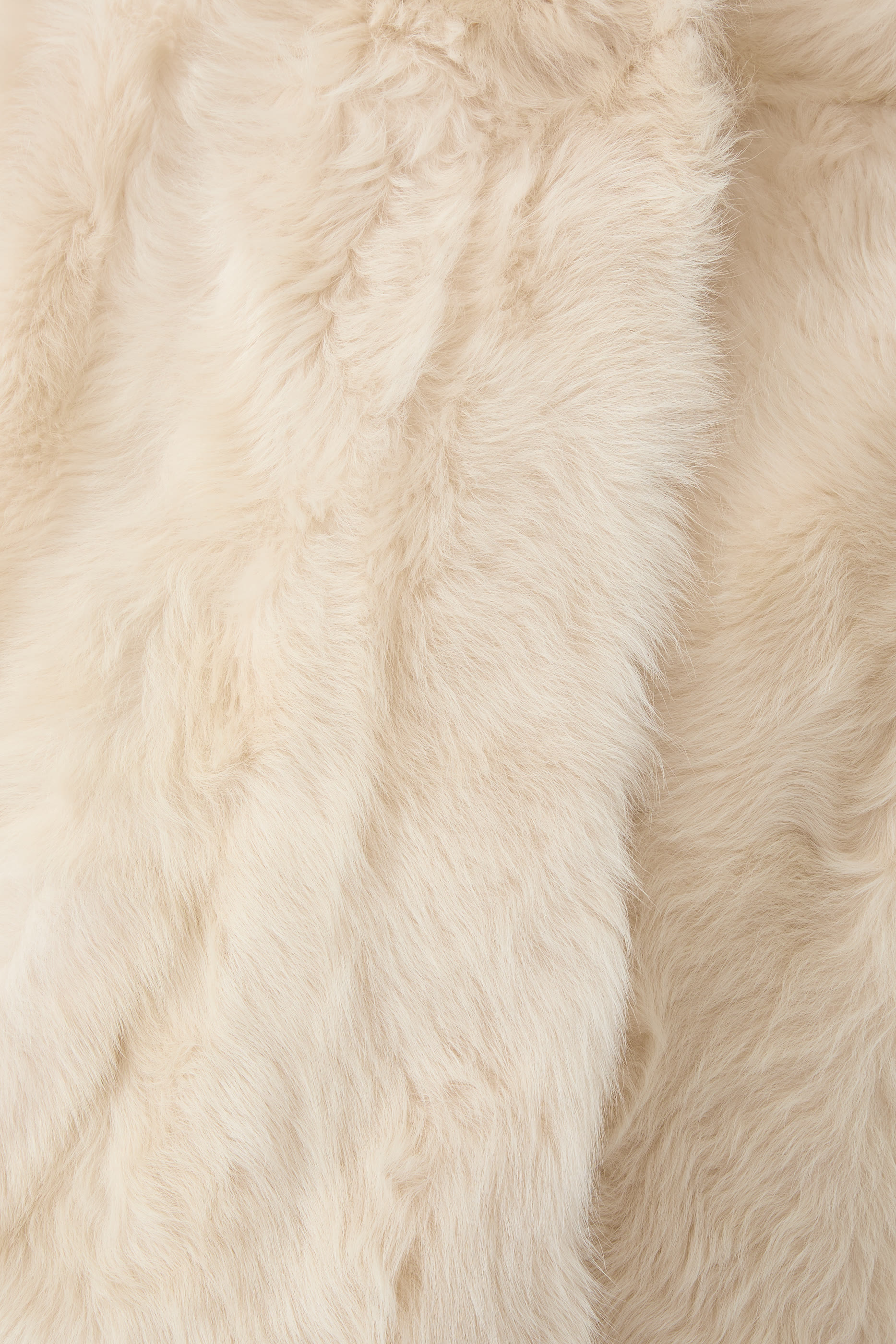 Short Hooded Jacket in Toscana Folk Lambskin