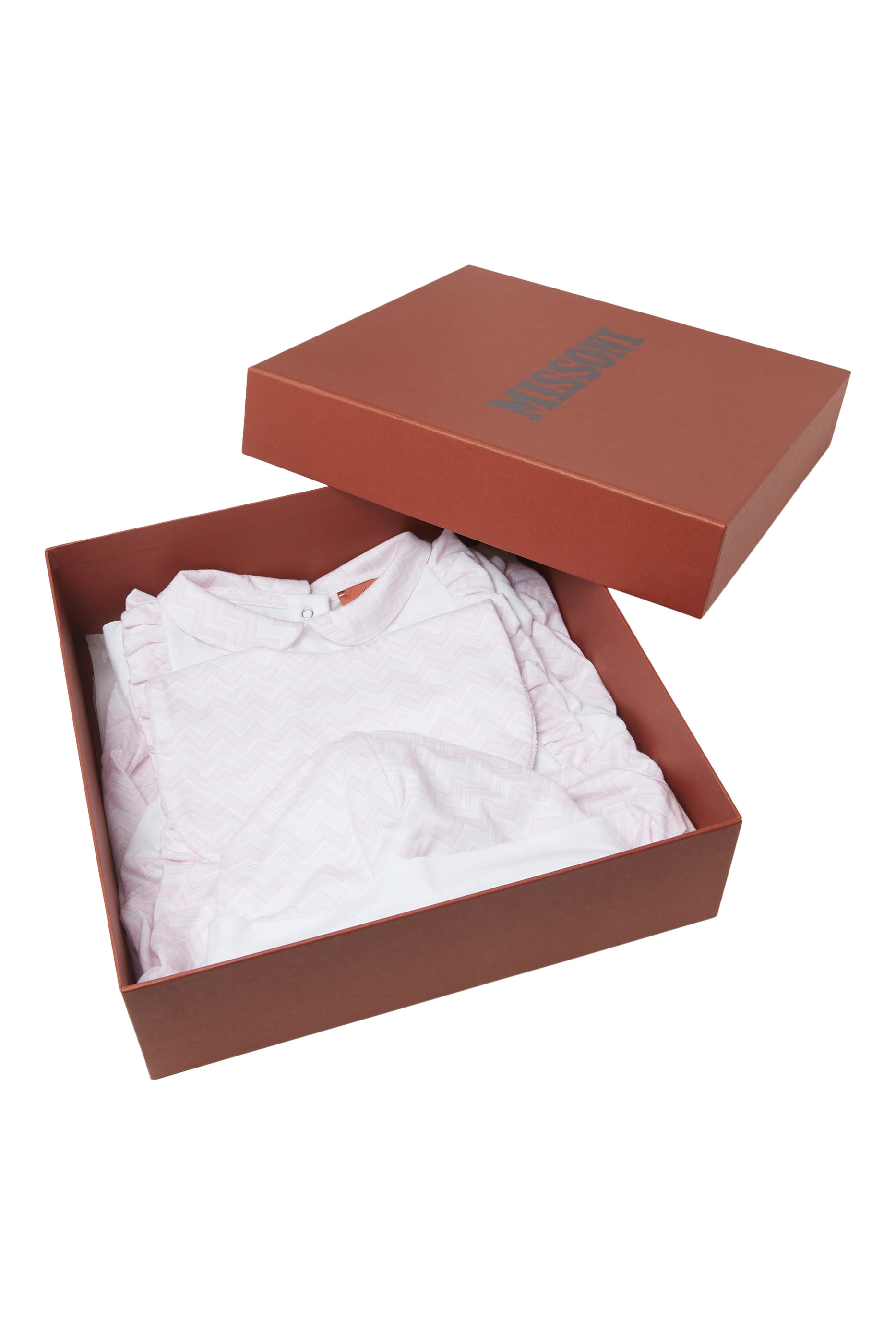 Kids Zigzag Bodysuit, Bib & Hat Set