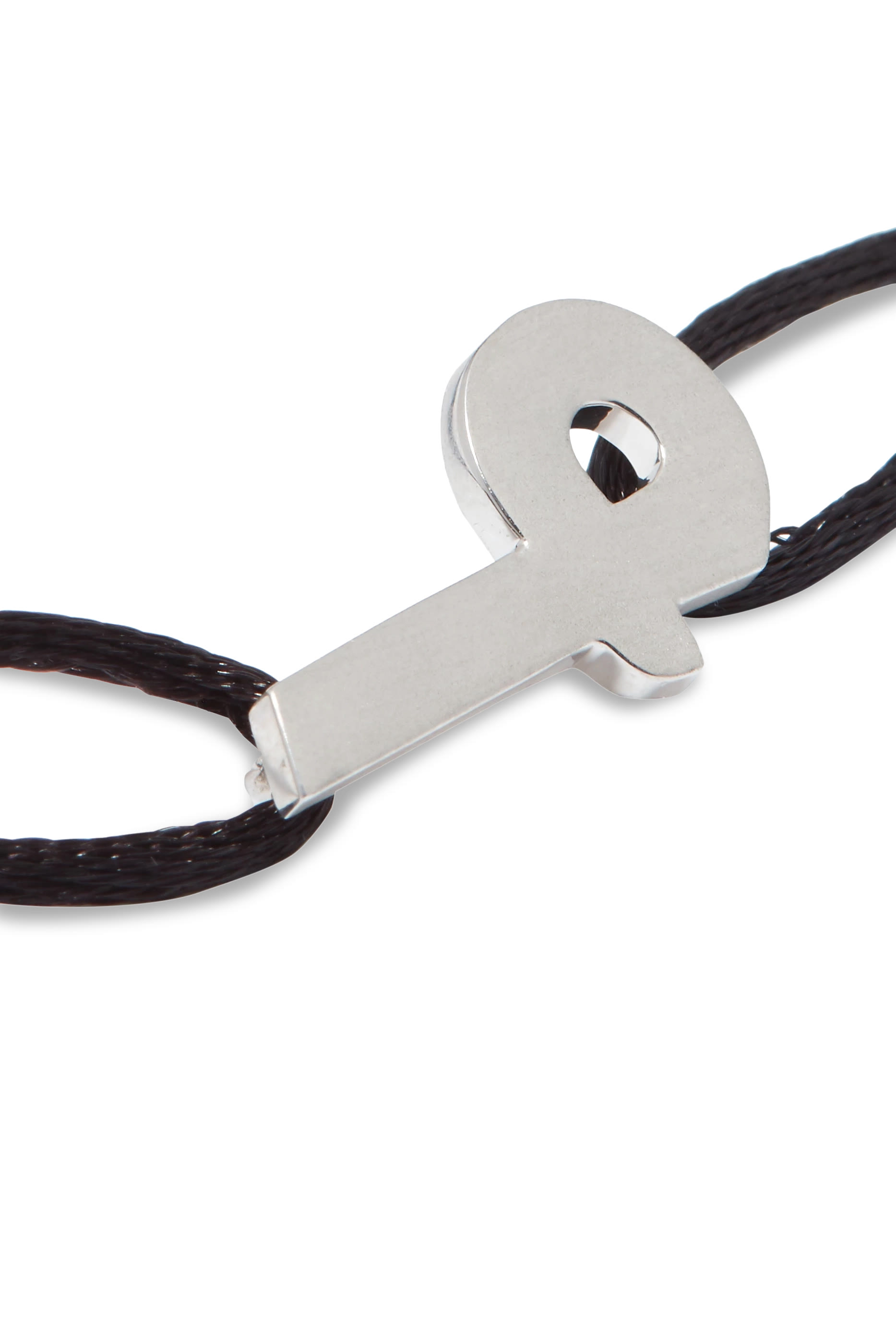 Arabic Letter 'Meem' Bracelet, Sterling Silver