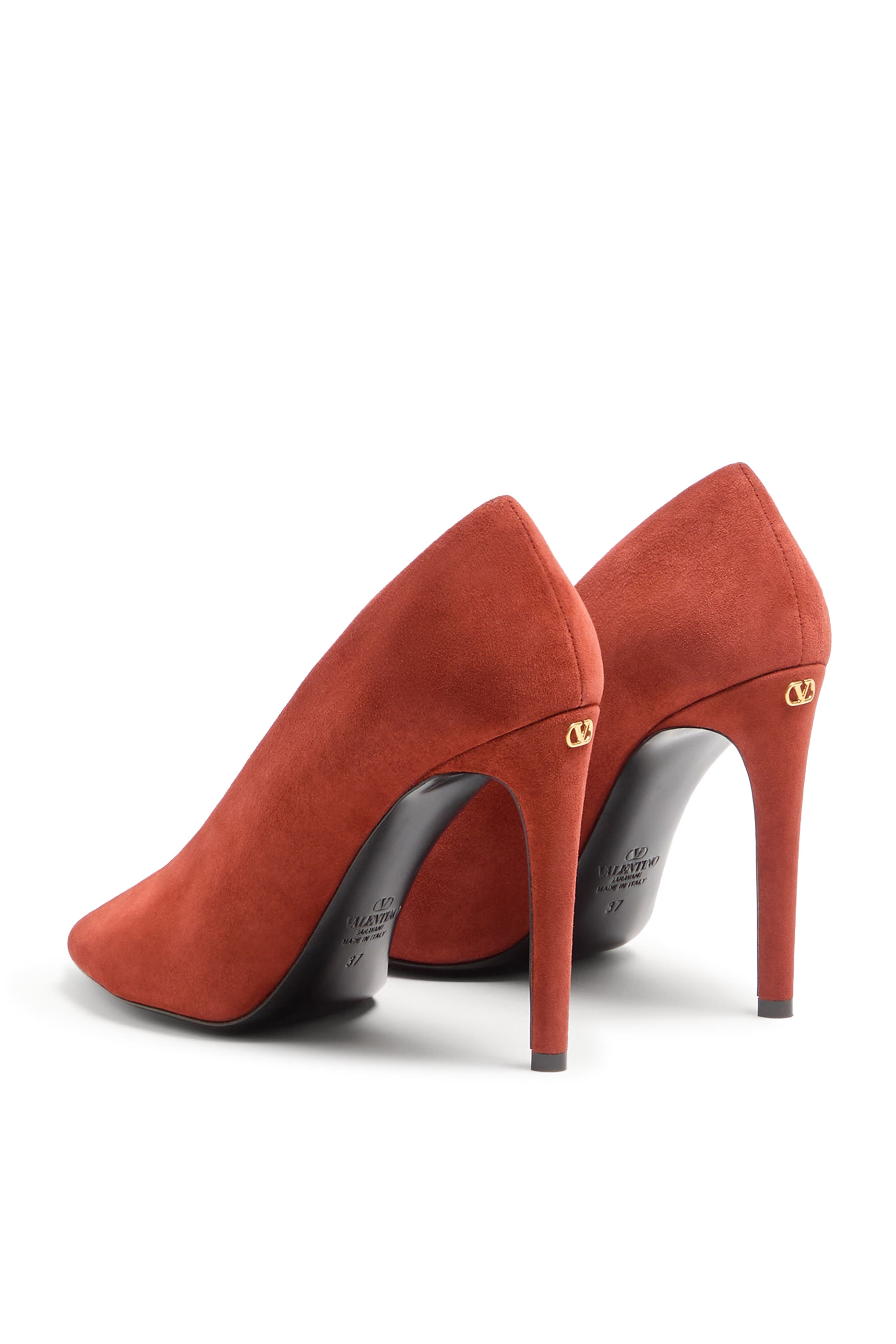 Open Toe R&eacute;v&eacute;l&eacute; 105 Suede Pumps 