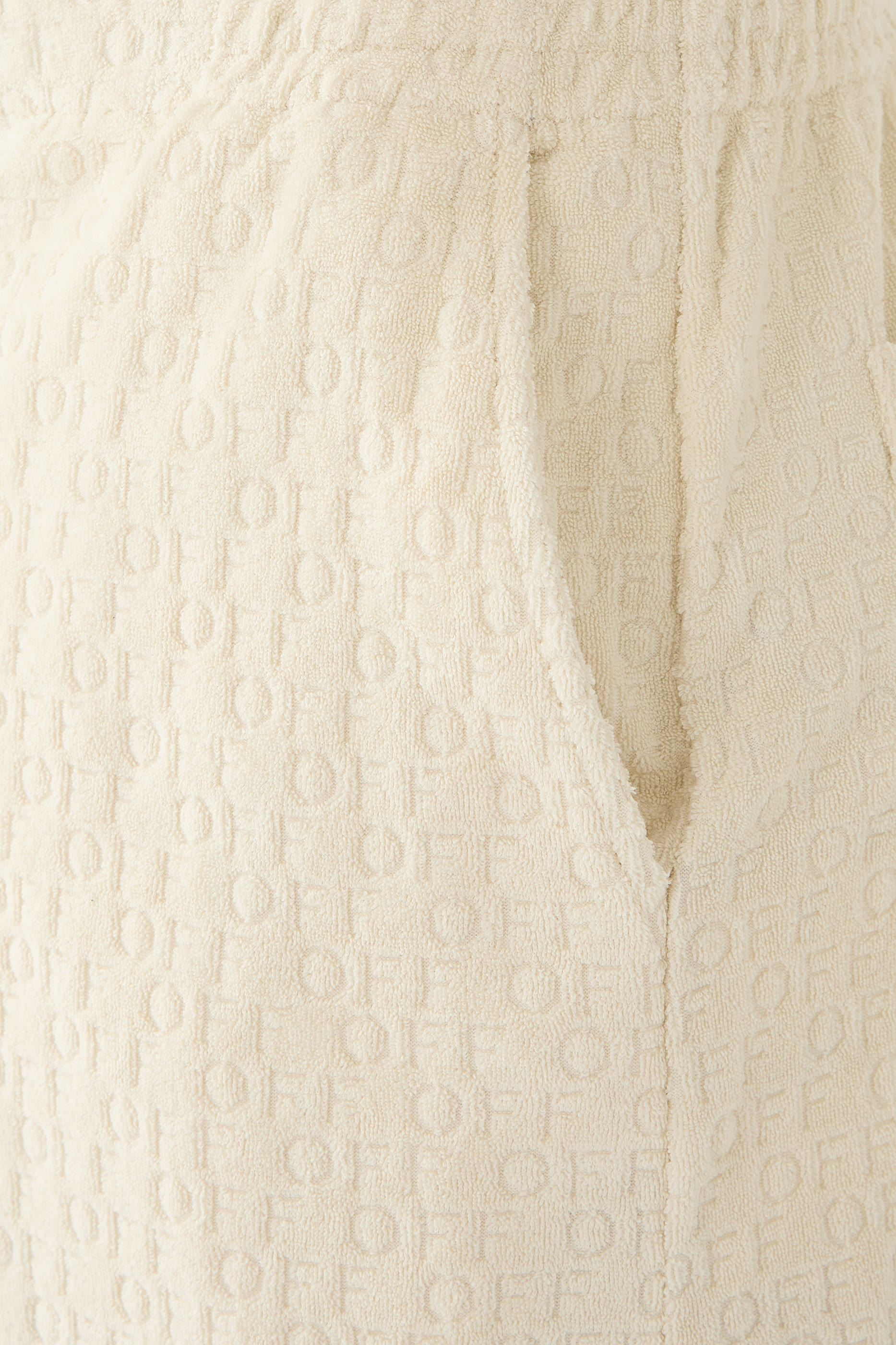  Off-White Terry Bowling Shorts