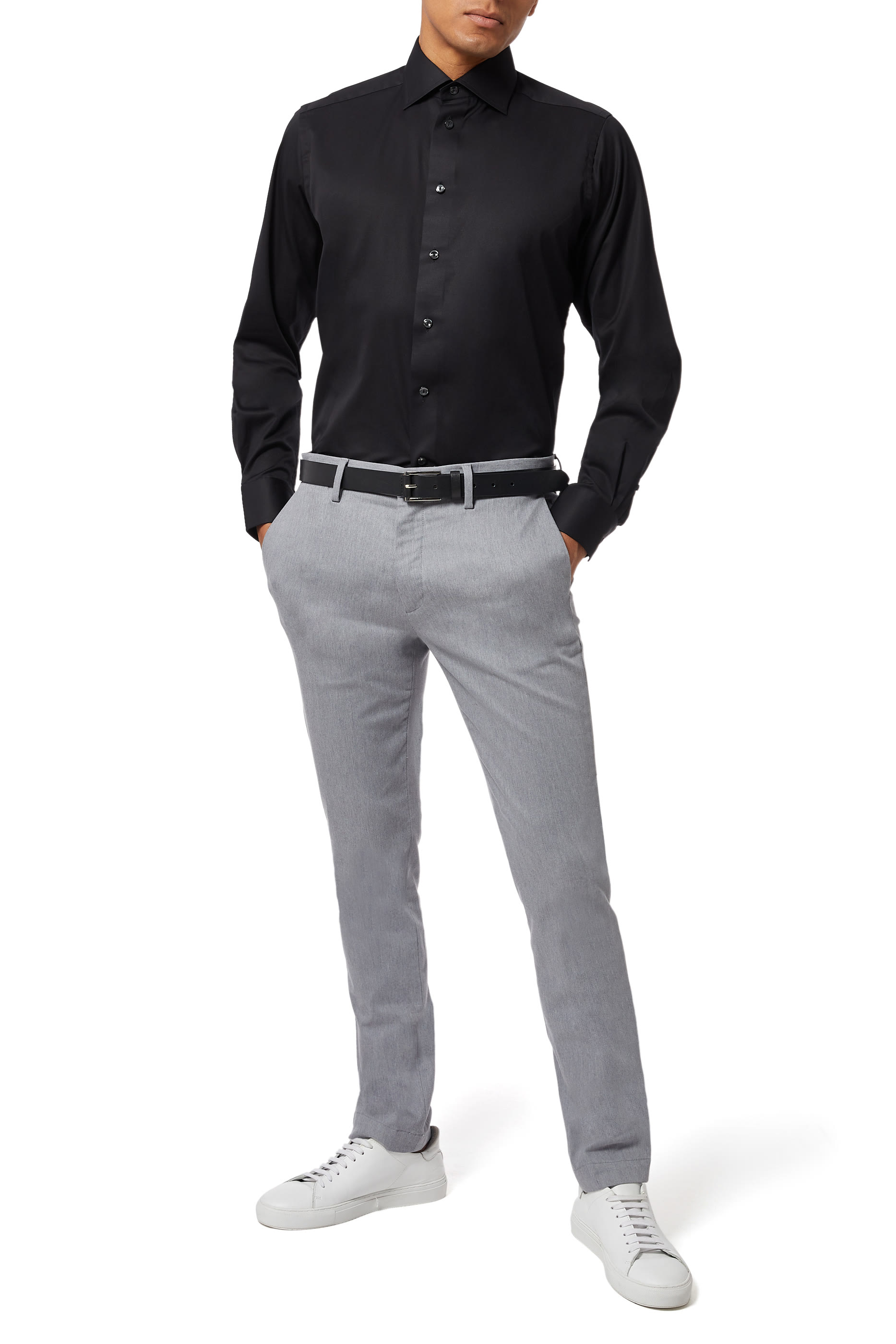 Contemporary Fit Signature Twill Shirt