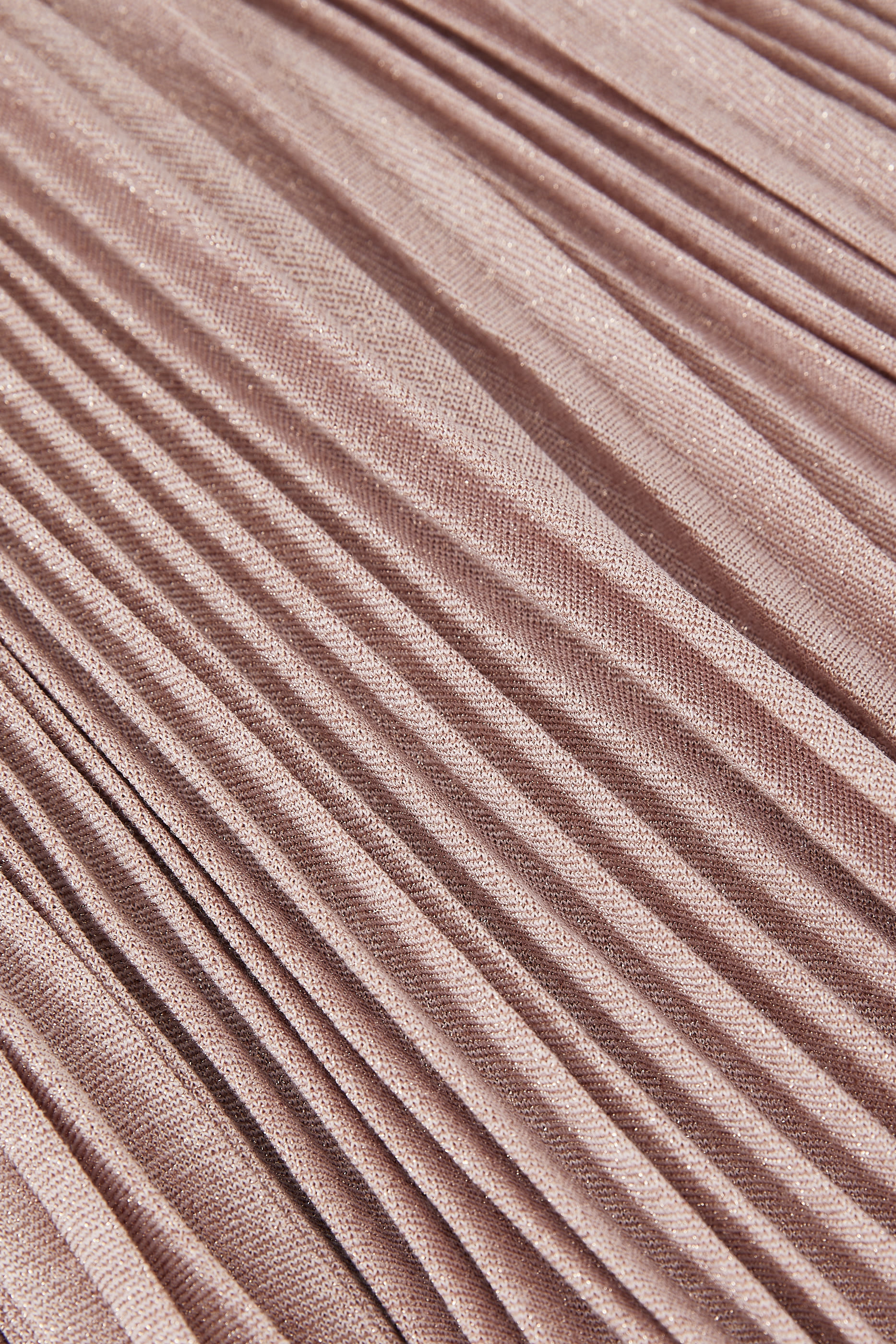 Kids Pleated Lurex Dress