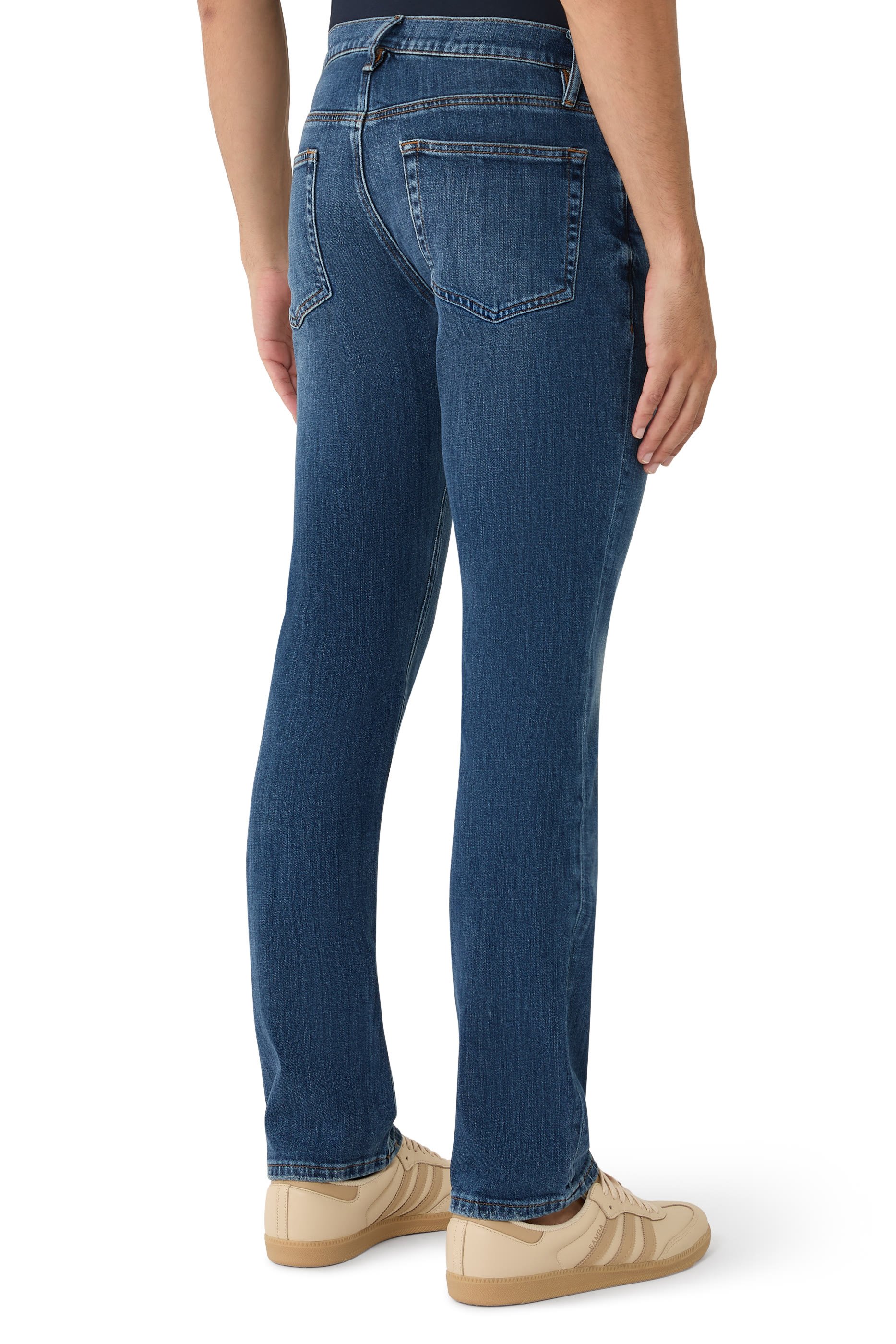 Modern Straight Denim Pants