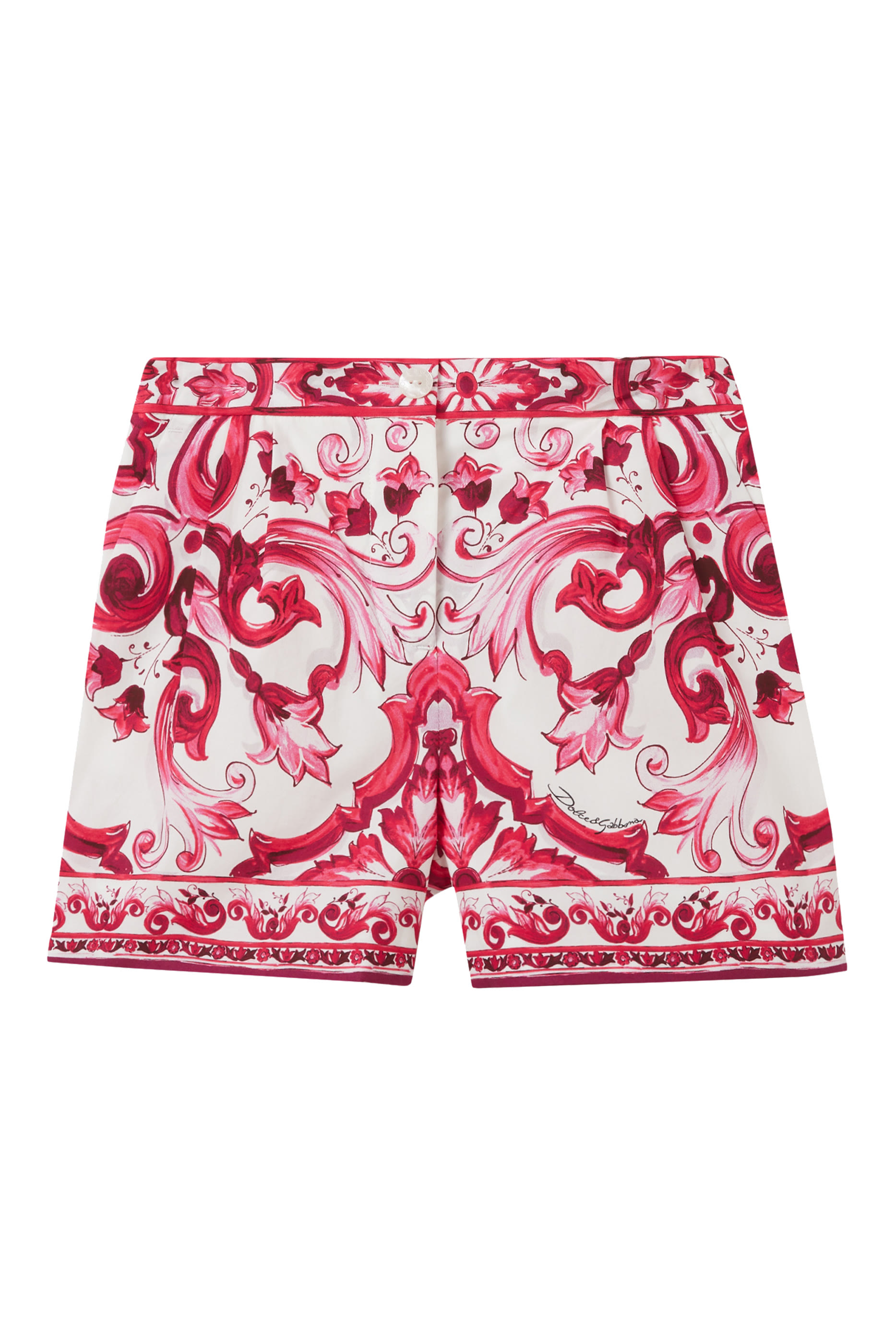 Kids Majolica Print Shorts