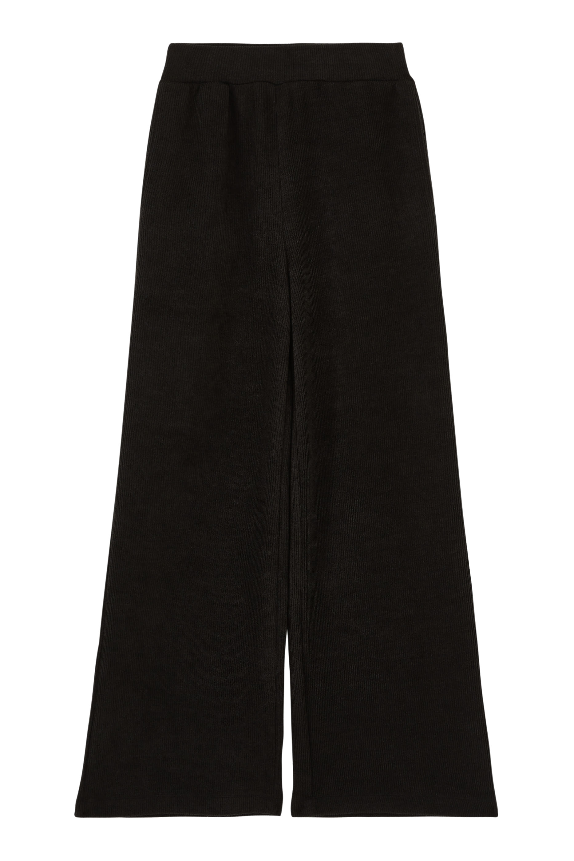Wellness Rib Knit Palazzo Jersey Pants