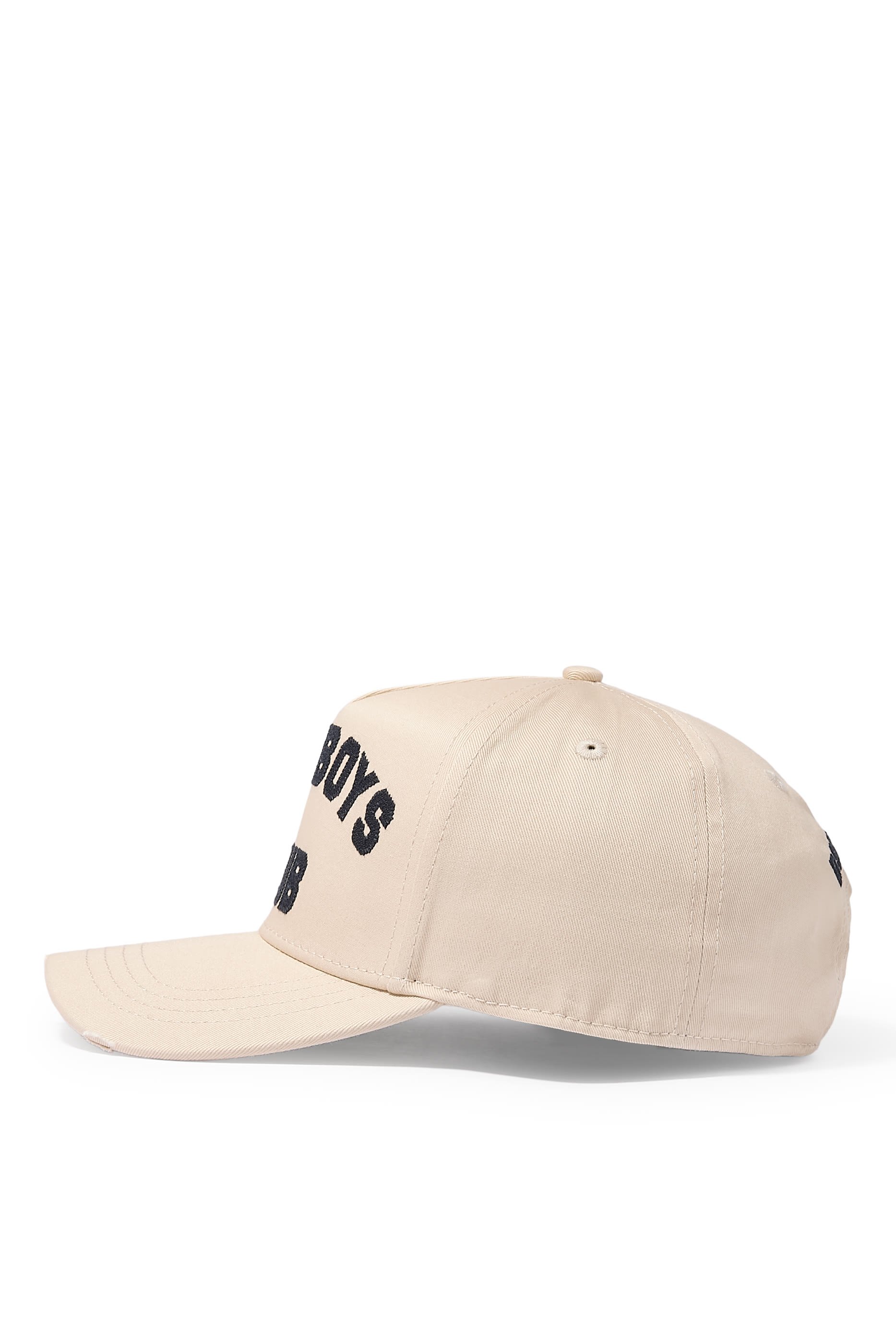Text-Embroidered Baseball Cap
