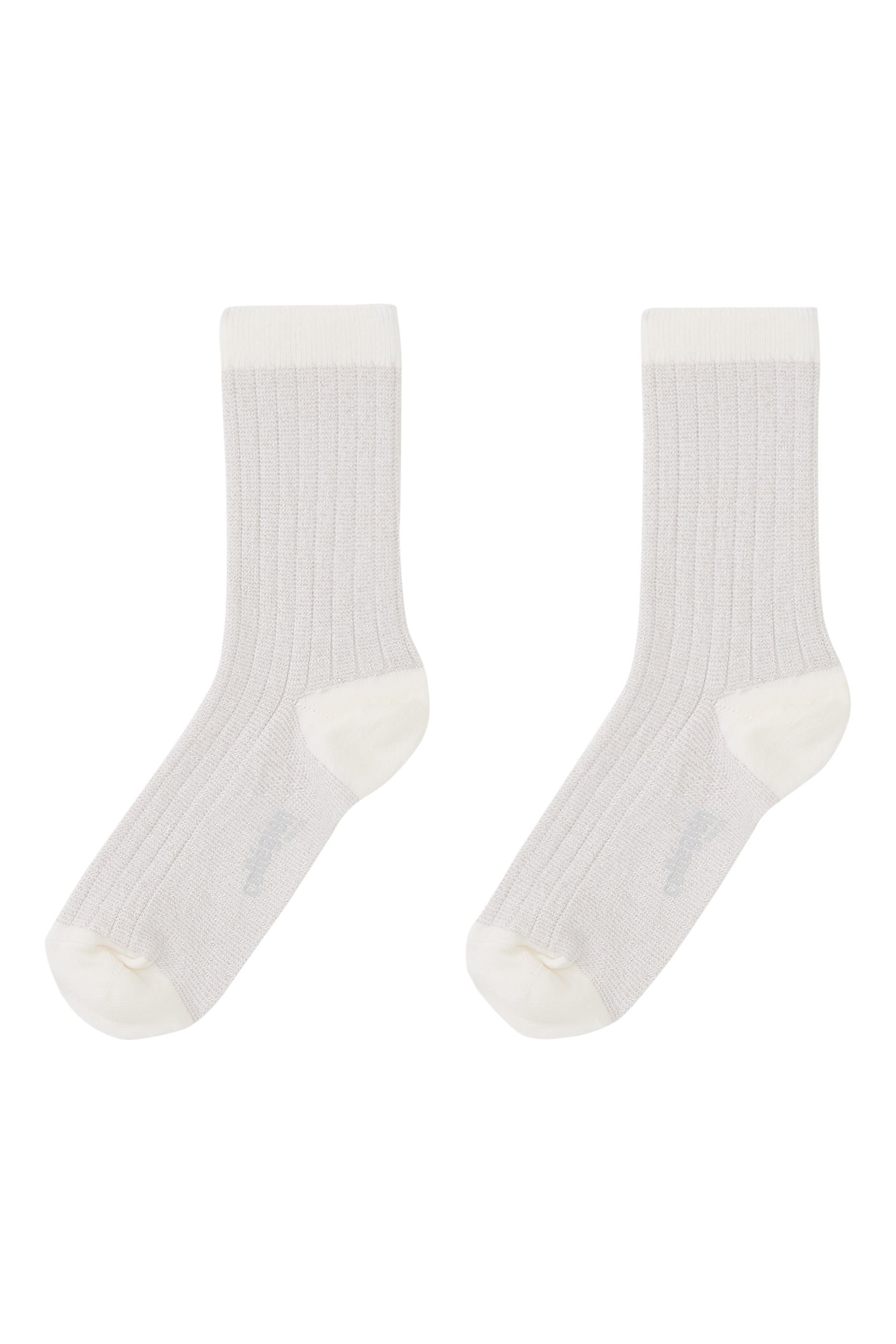 Kids Victoire Glitter Ribbed Crew Socks