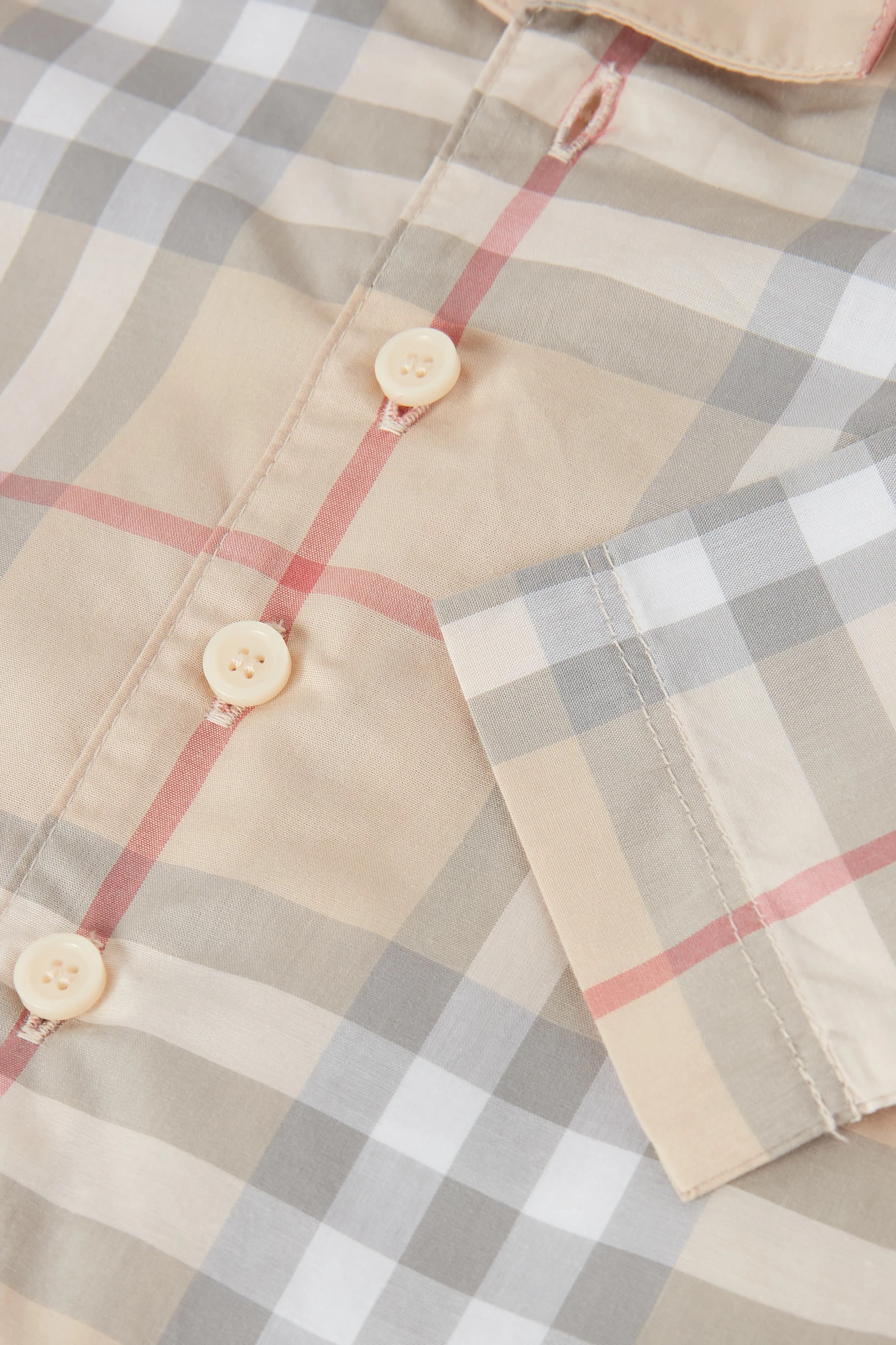 Kids Check Cotton Playsuit