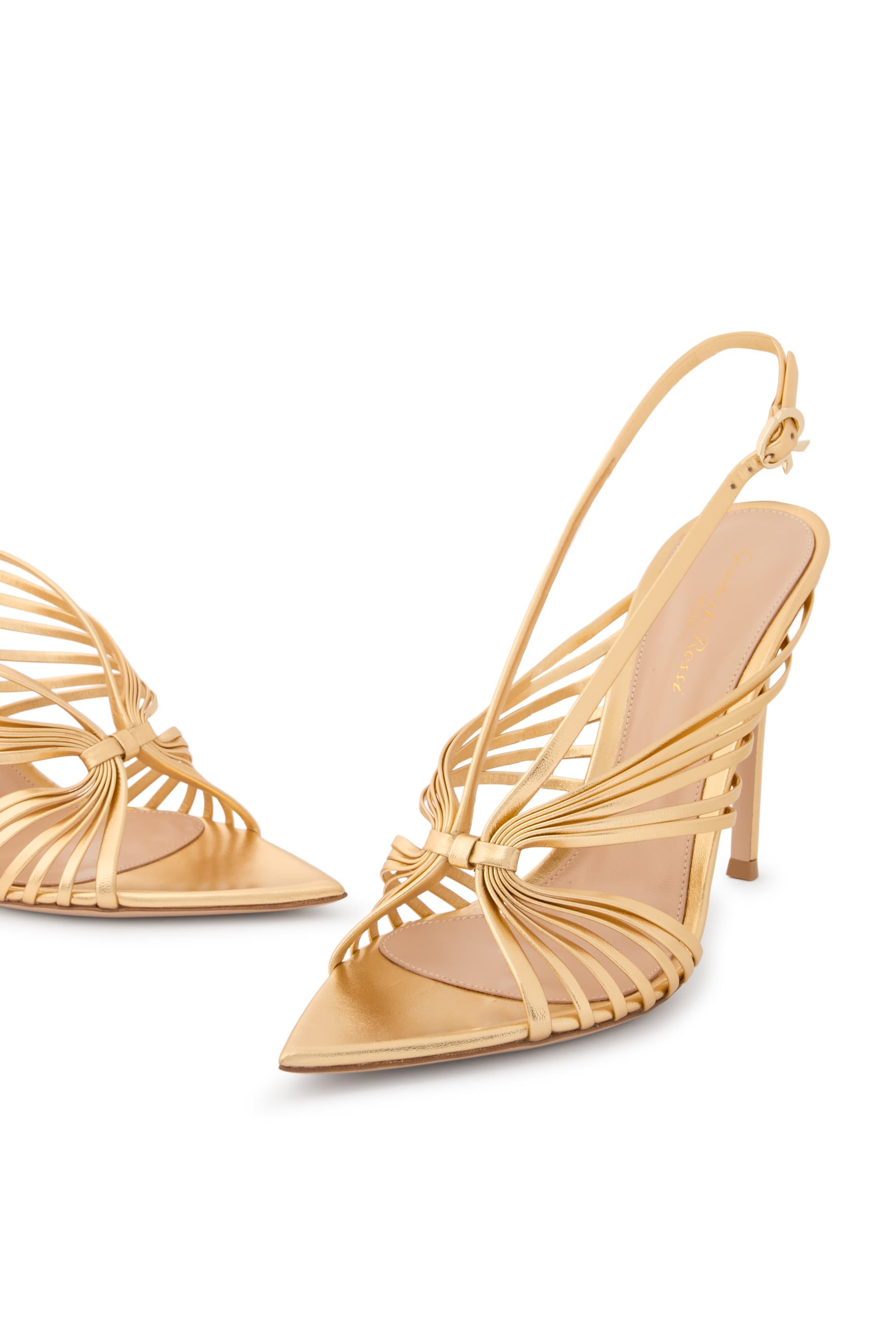 Metallic 105 Leather Sandals