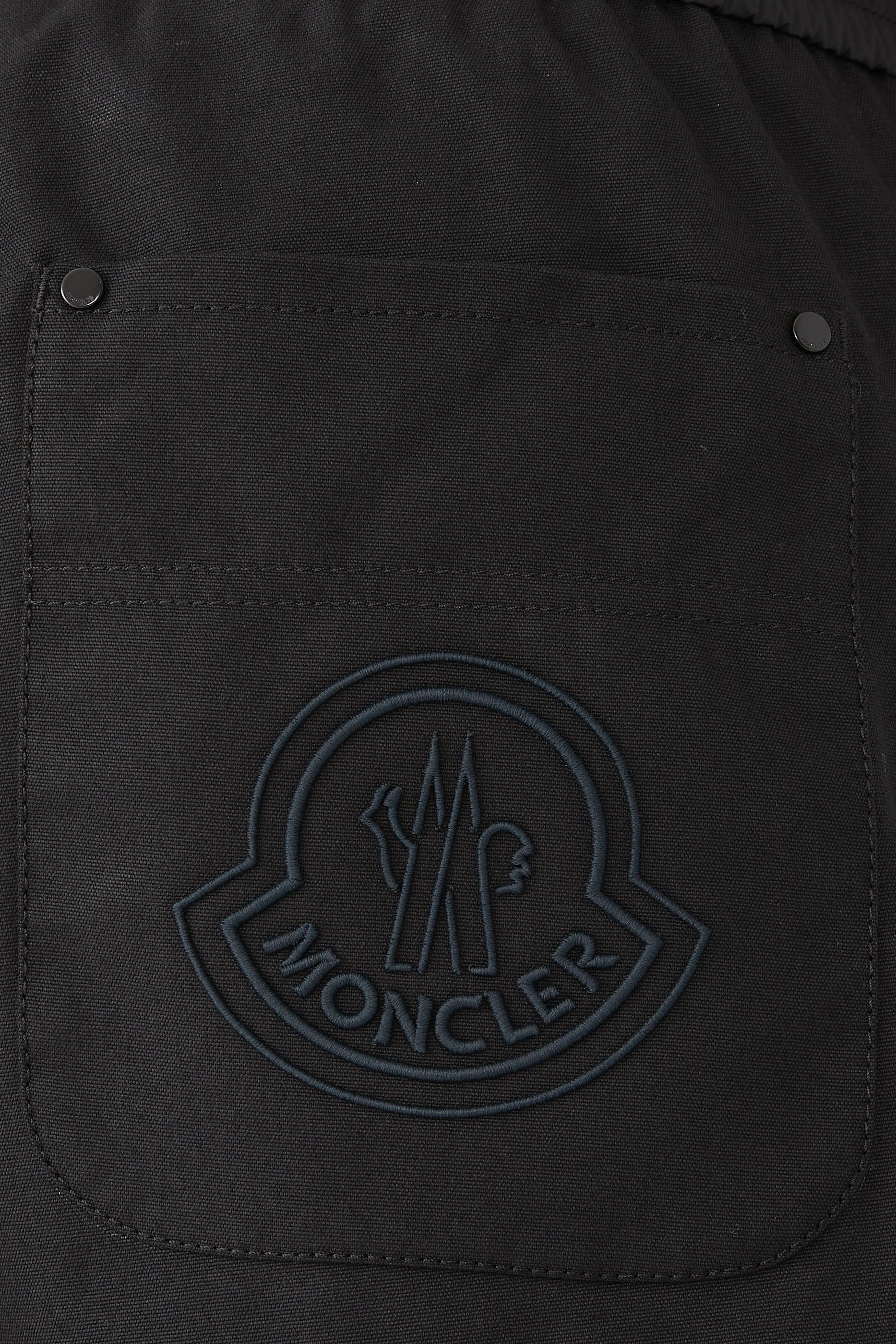 Embroidered Logo Cotton Jogging Trousers