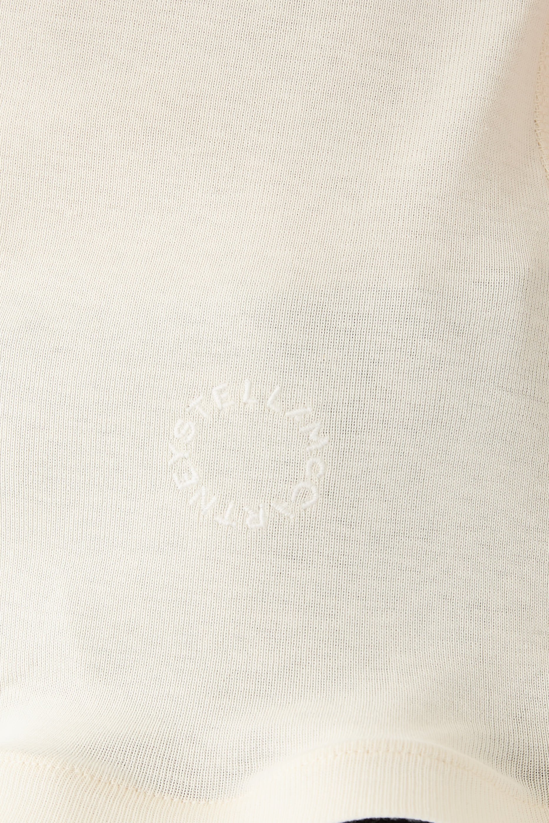 Frilled Hem Ribbed T-Shirt