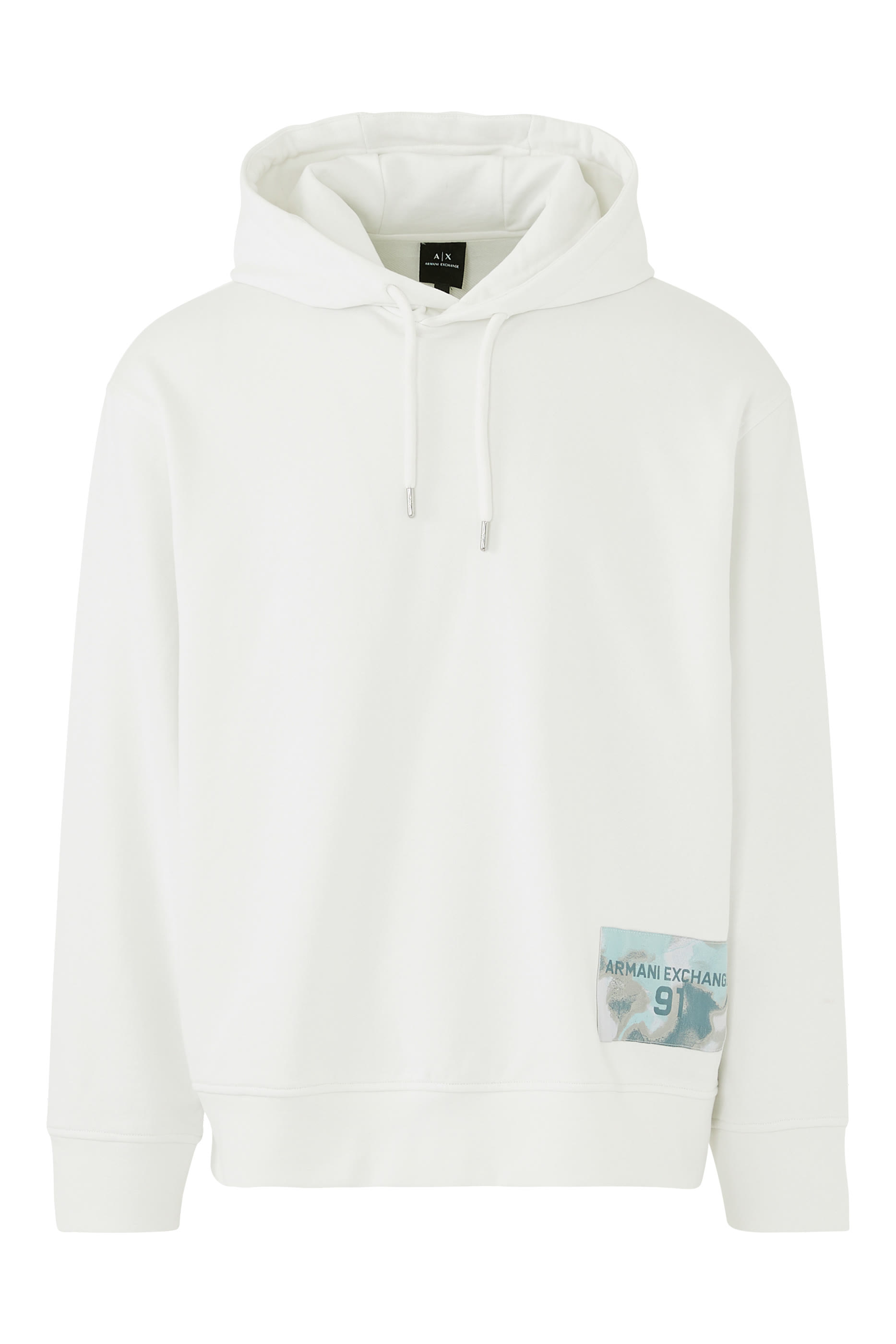 Cotton Jersey Logo Patch Sweatshirt Hoodie