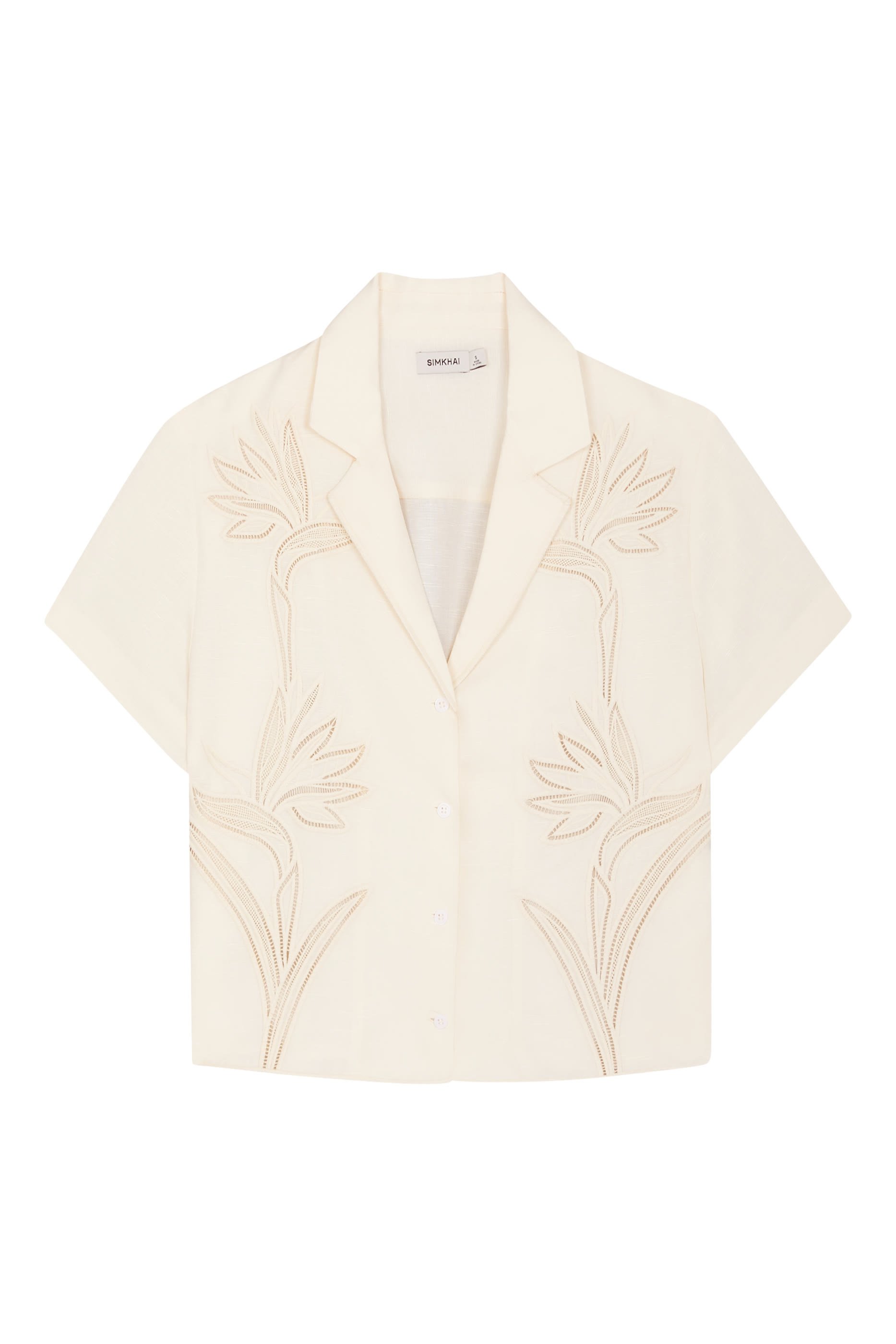 Louisa Embroidered Camp Shirt