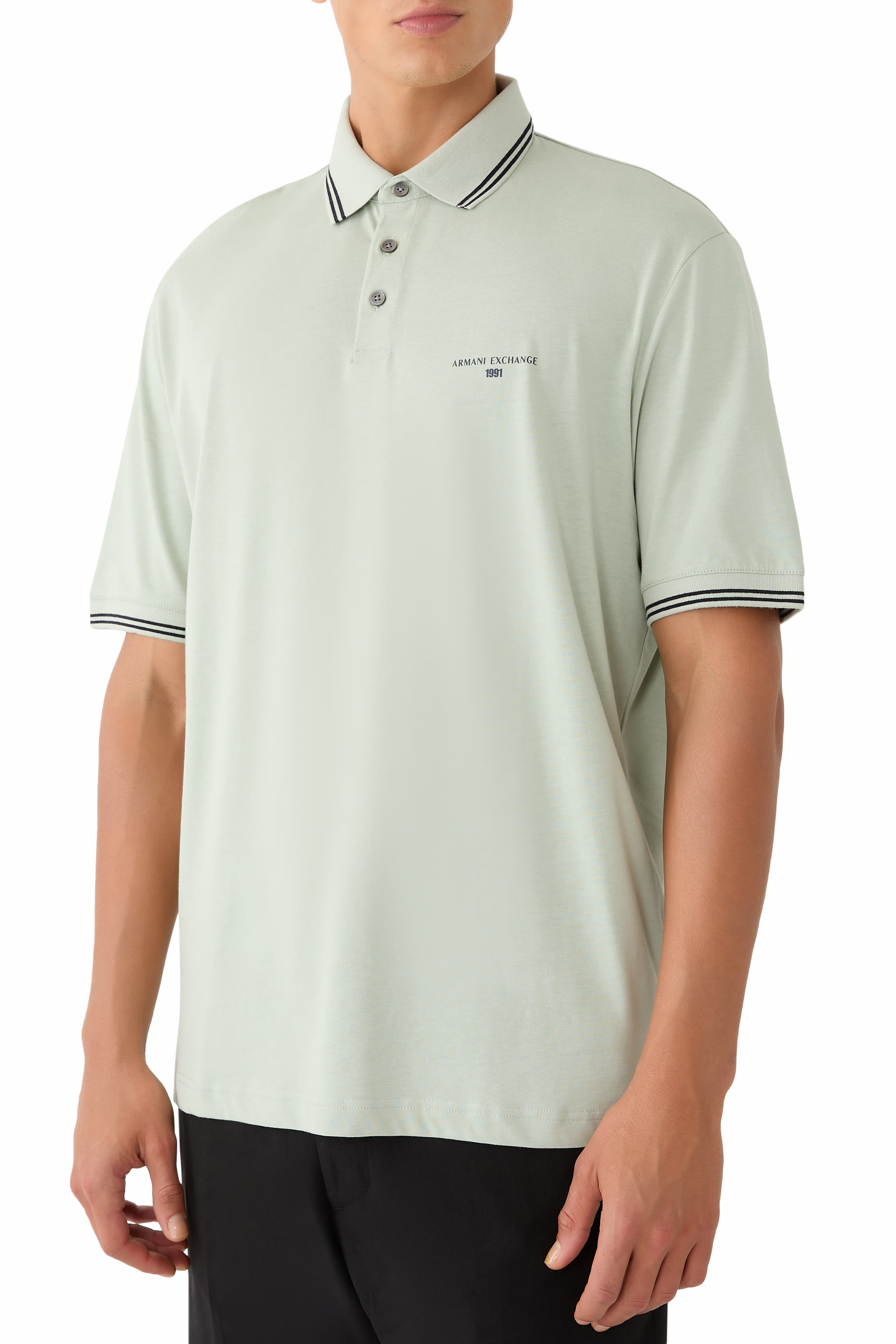 Logo Half-Button Polo Shirt