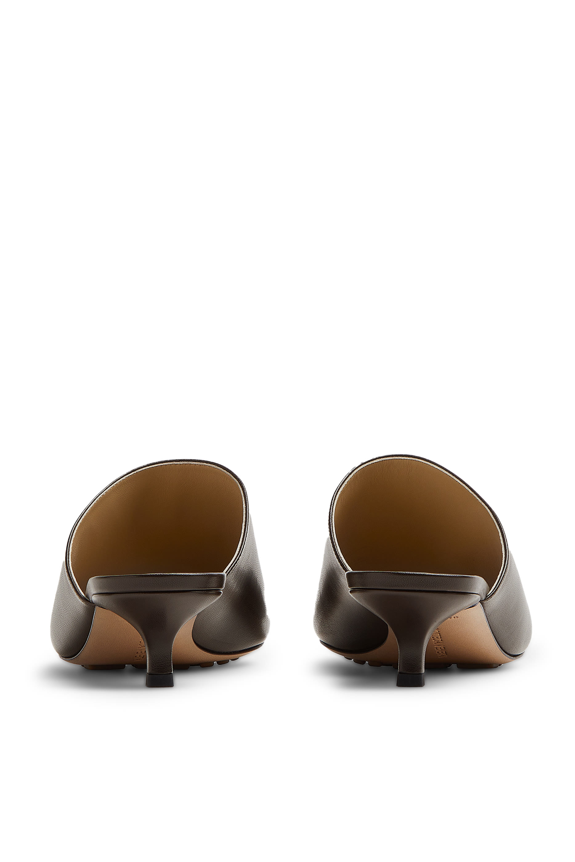 Stretch Leather Mules