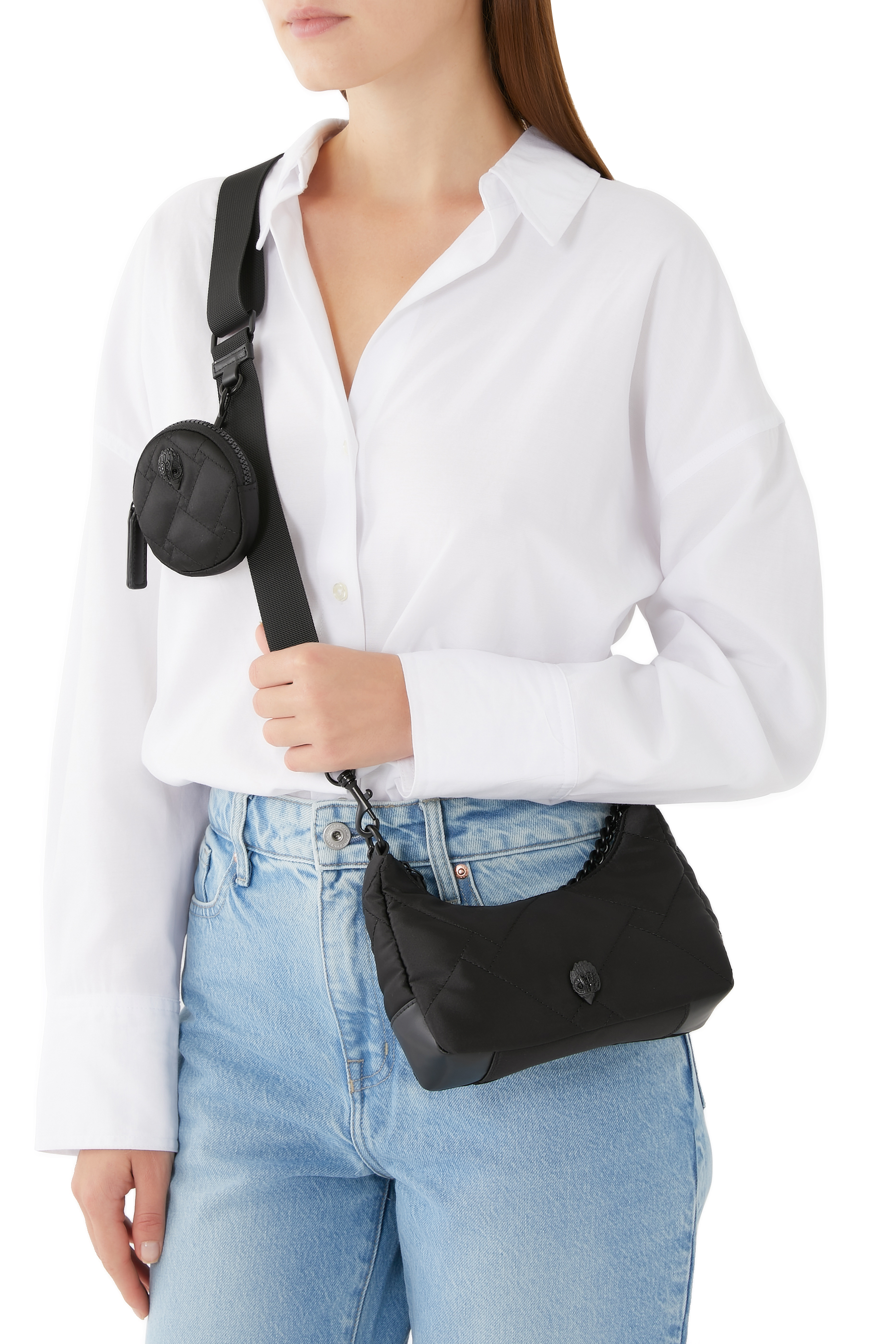 Recycled Nylon Multi Crossbody Bag