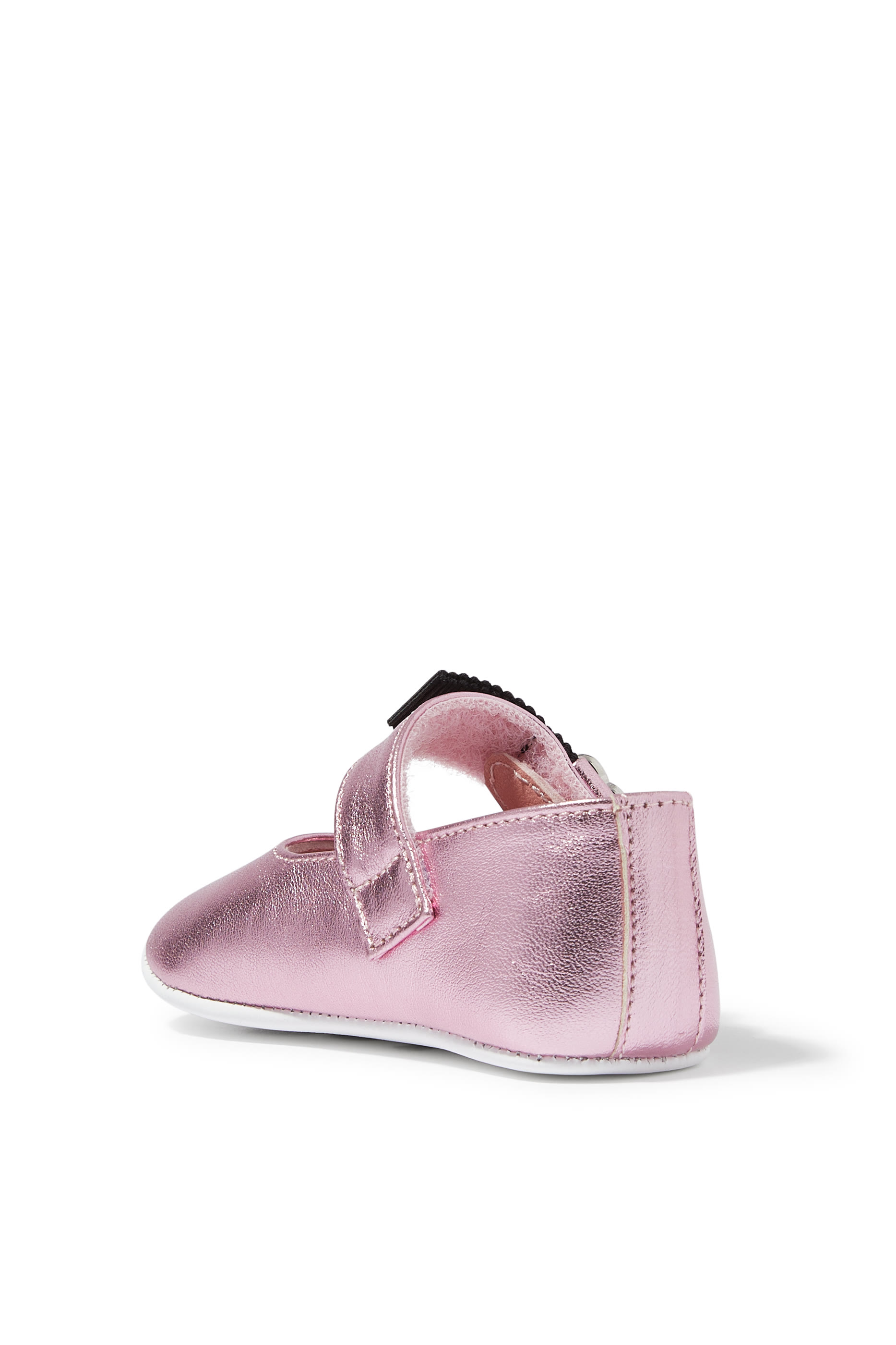 Kids Logo Leather Ballets