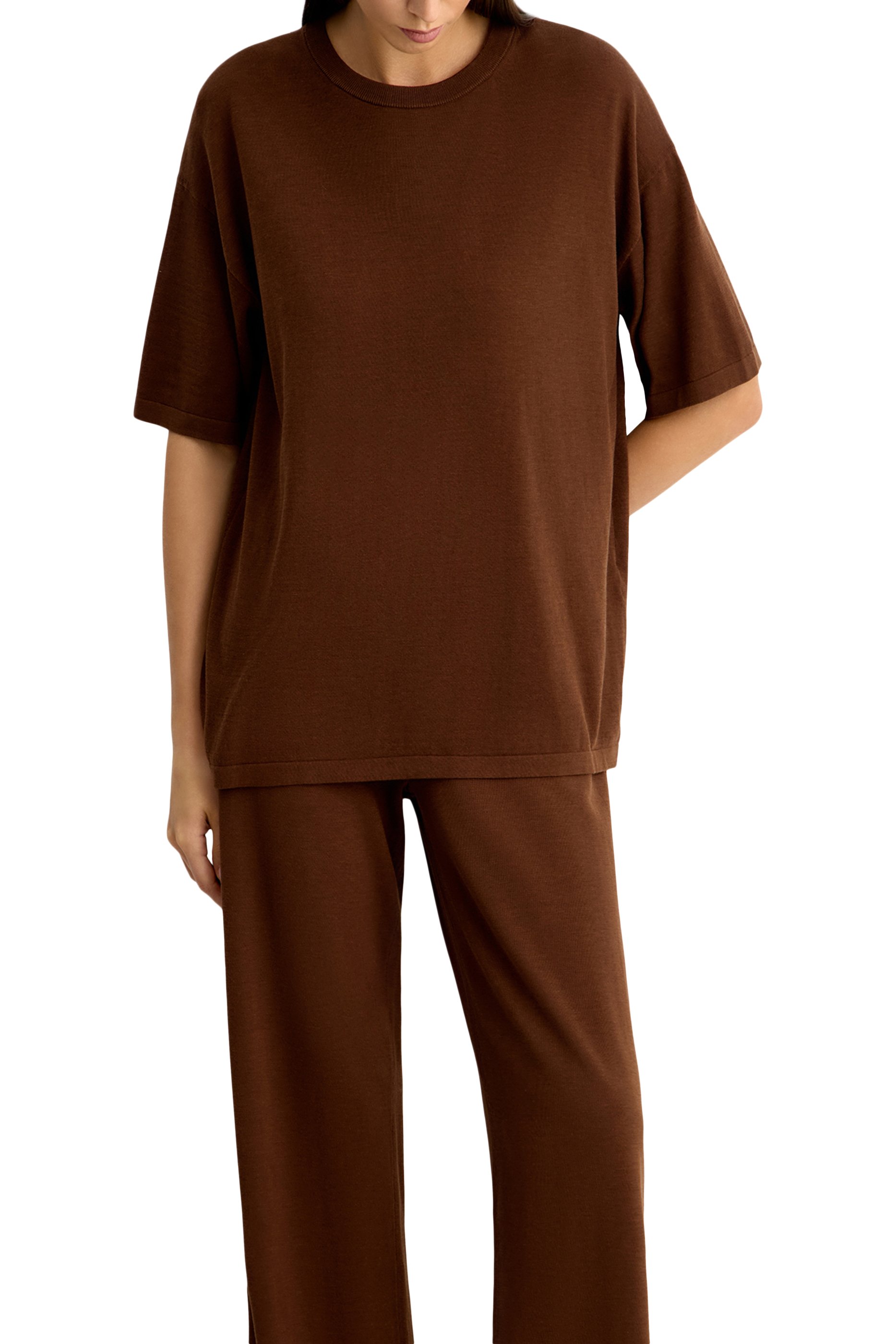 Silk-Jersey Relaxed T-Shirt