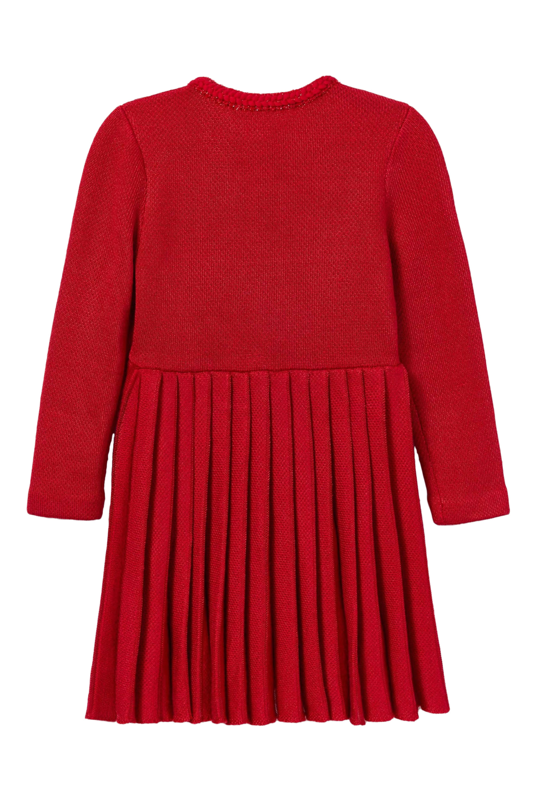 Kids Knit Pleated Dress