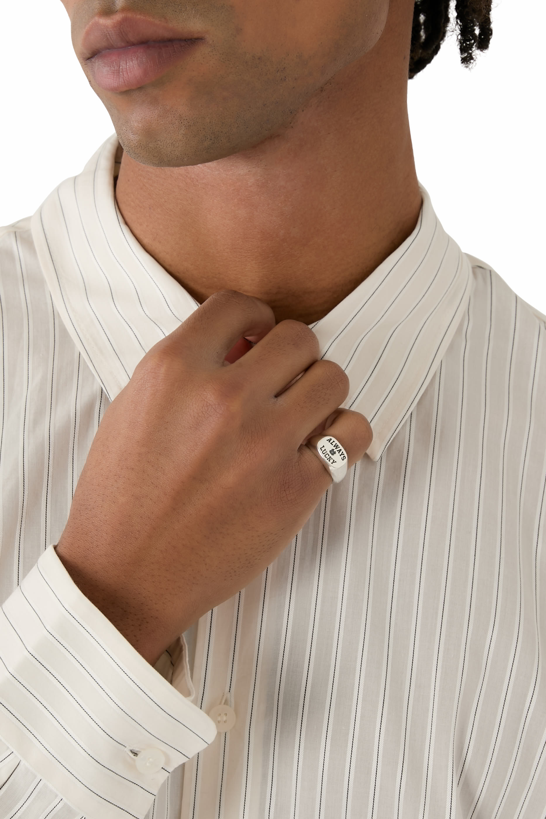  Always Lucky Signet, 925 Sterling Silver