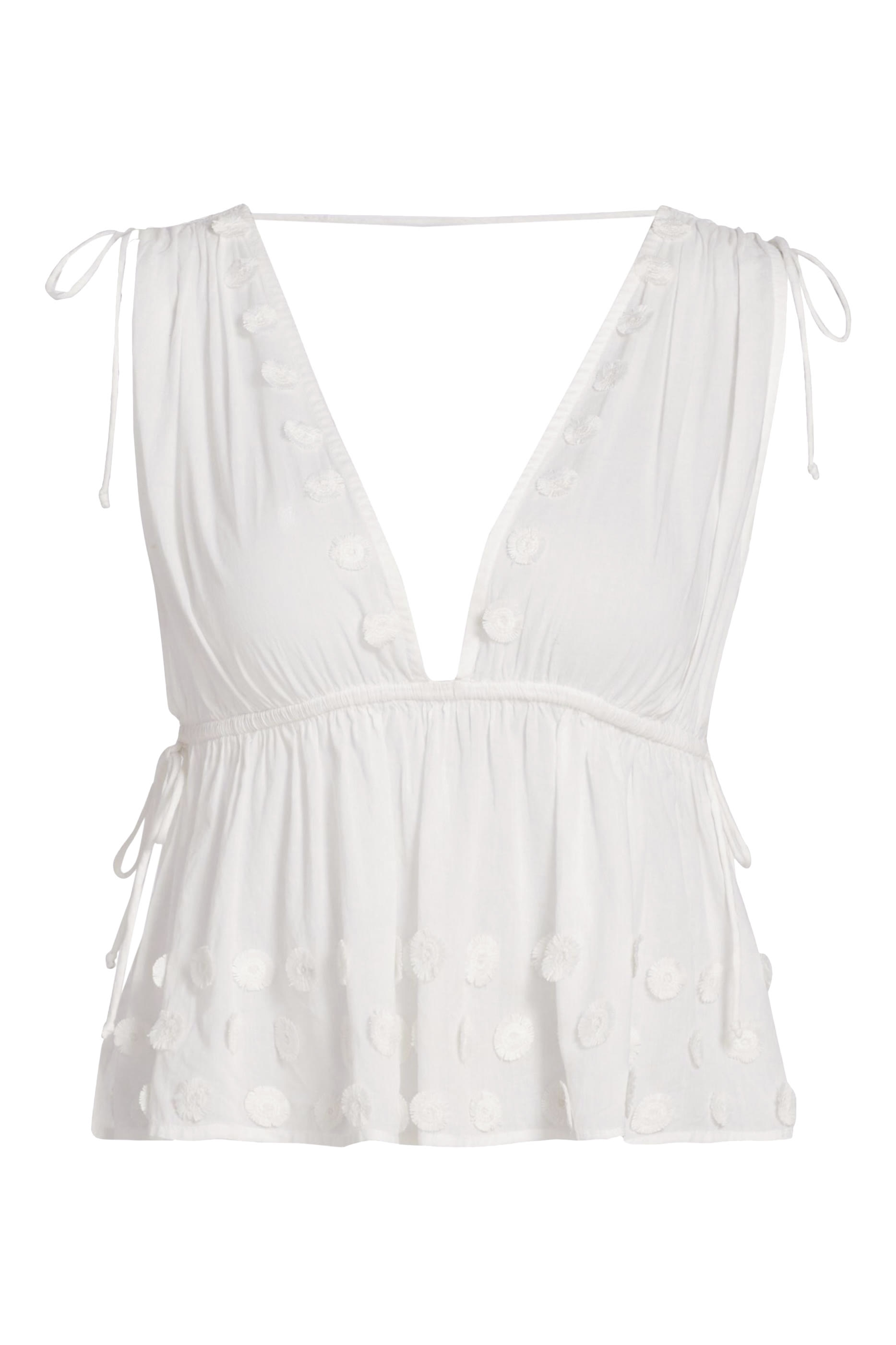 Anya Plunge V–Neck Coverup Top