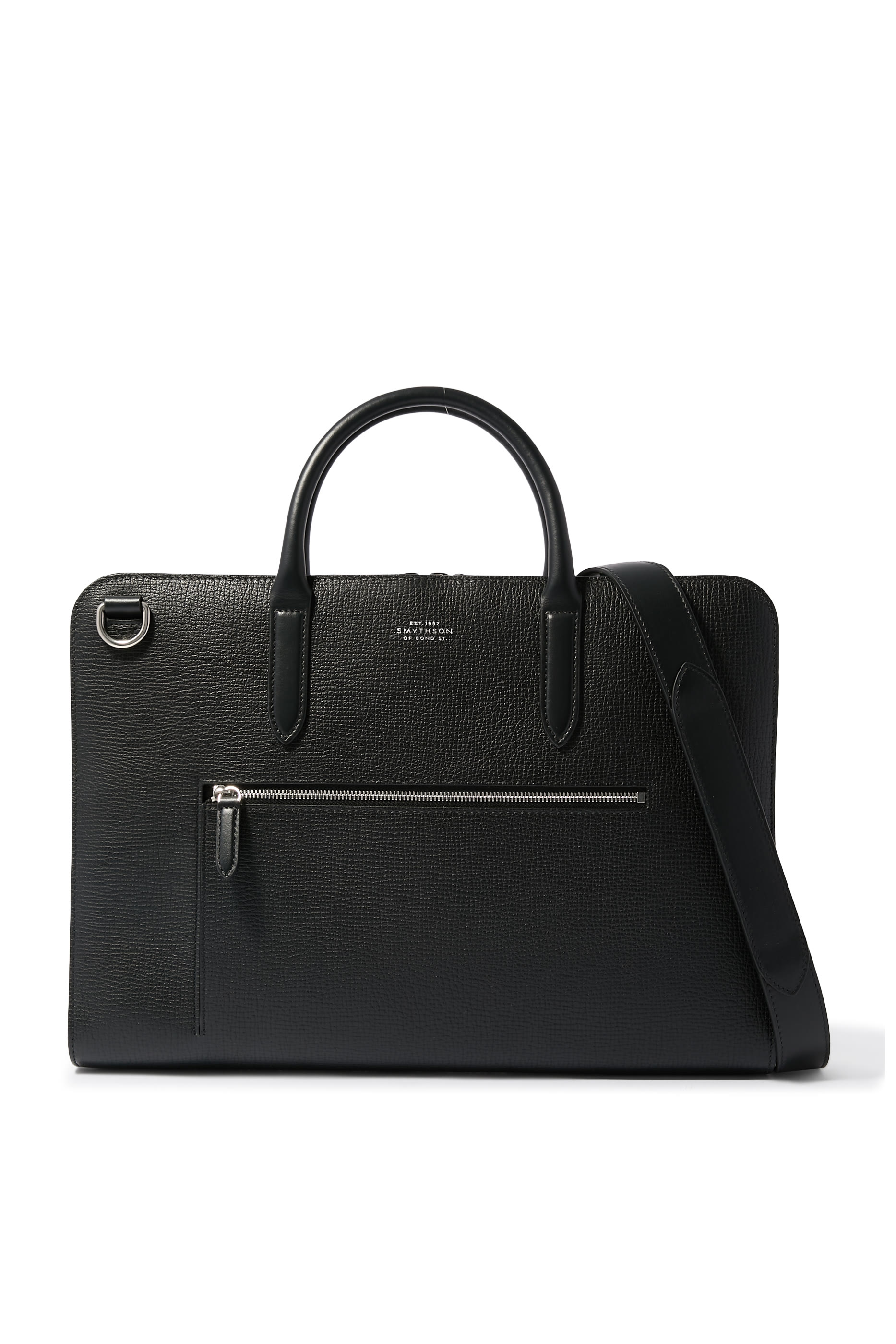 Ultra Slim Briefcase with Zip Front in Ludlow