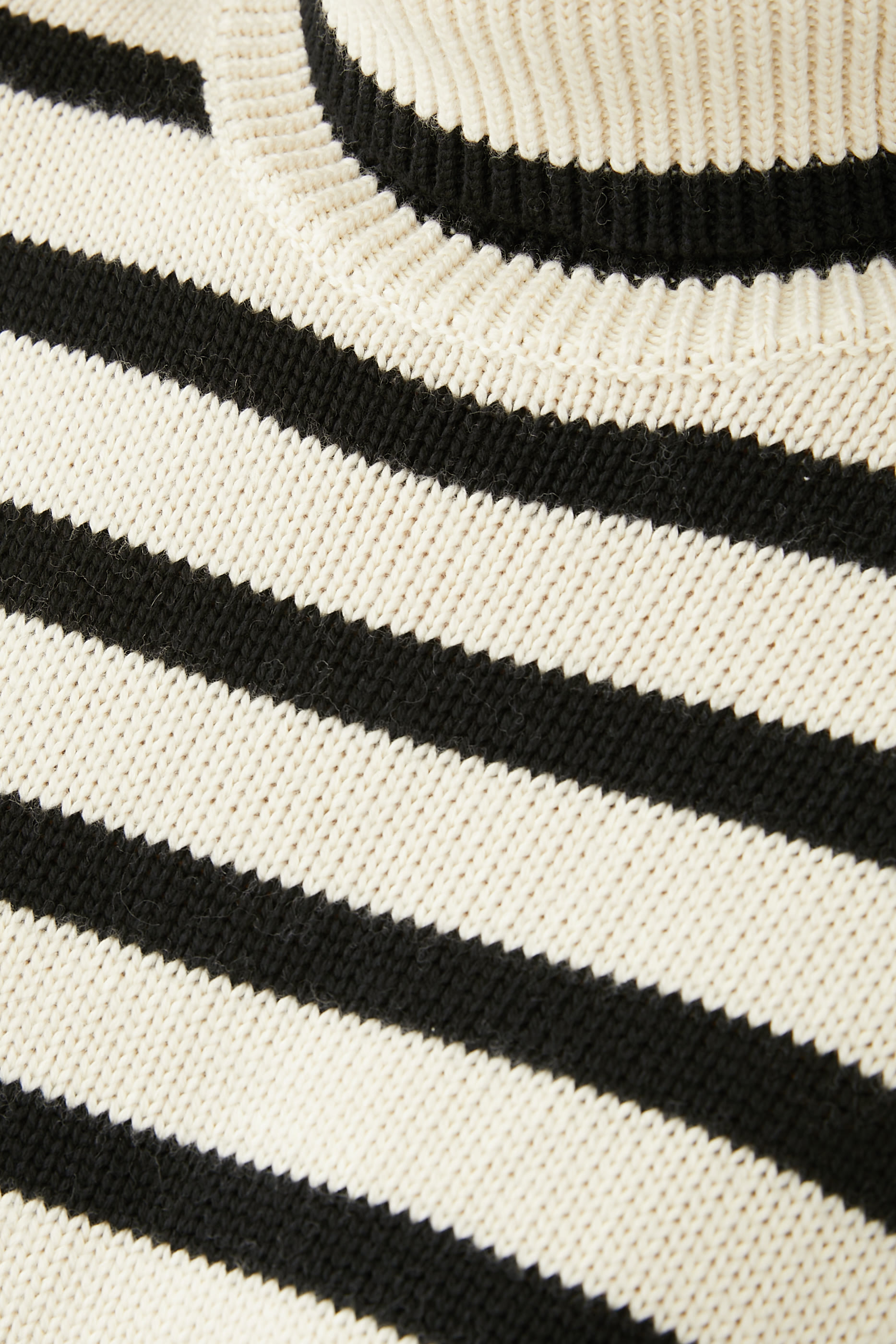Signature Stripe Turtleneck Sweater
