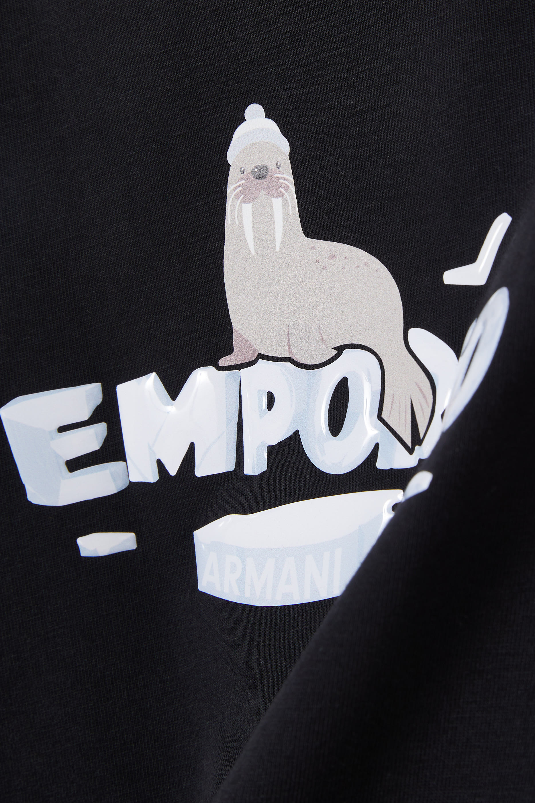 Kids Cotton T-Shirt with a Penguin Graphic