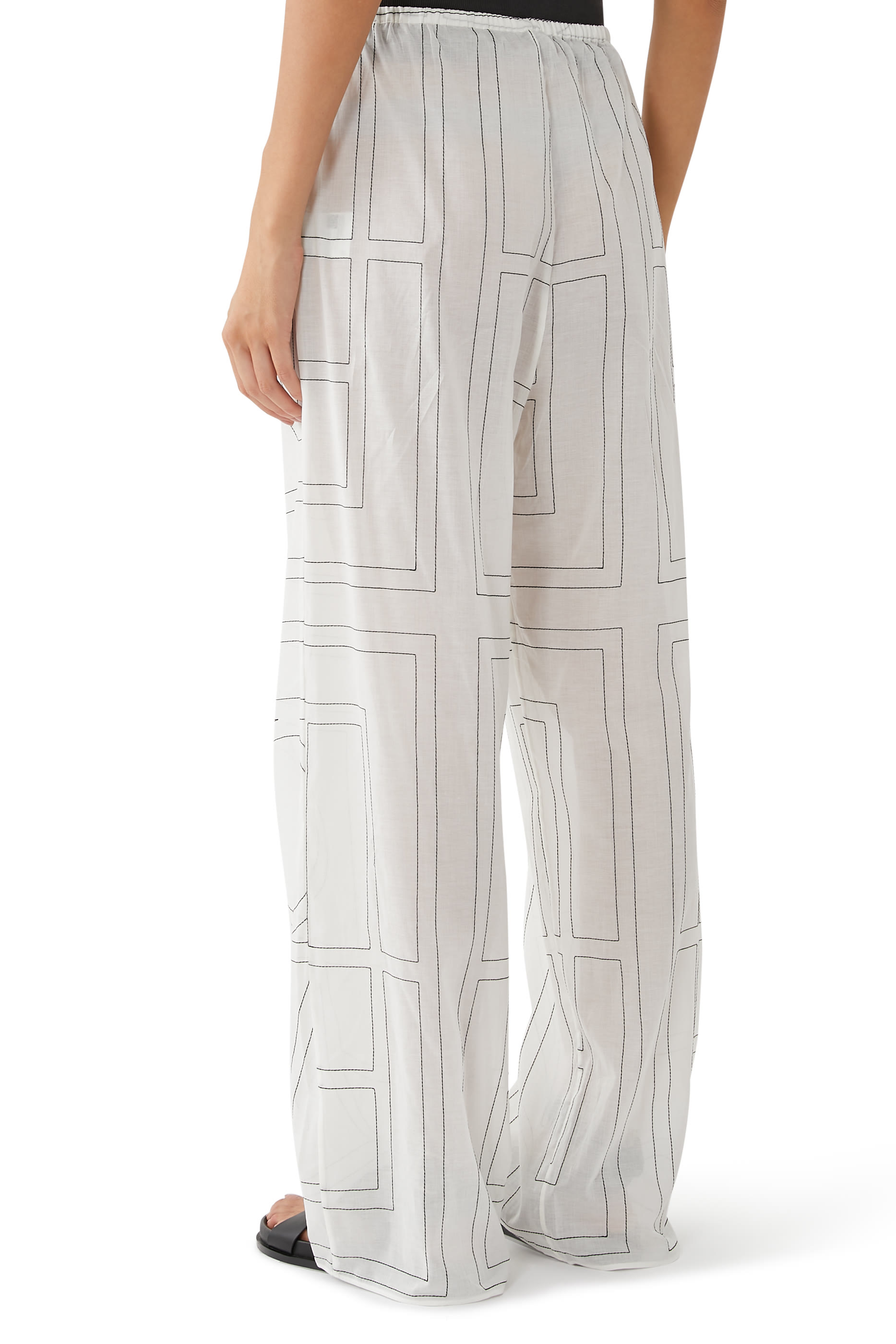 Monogram Cotton PJ Bottom