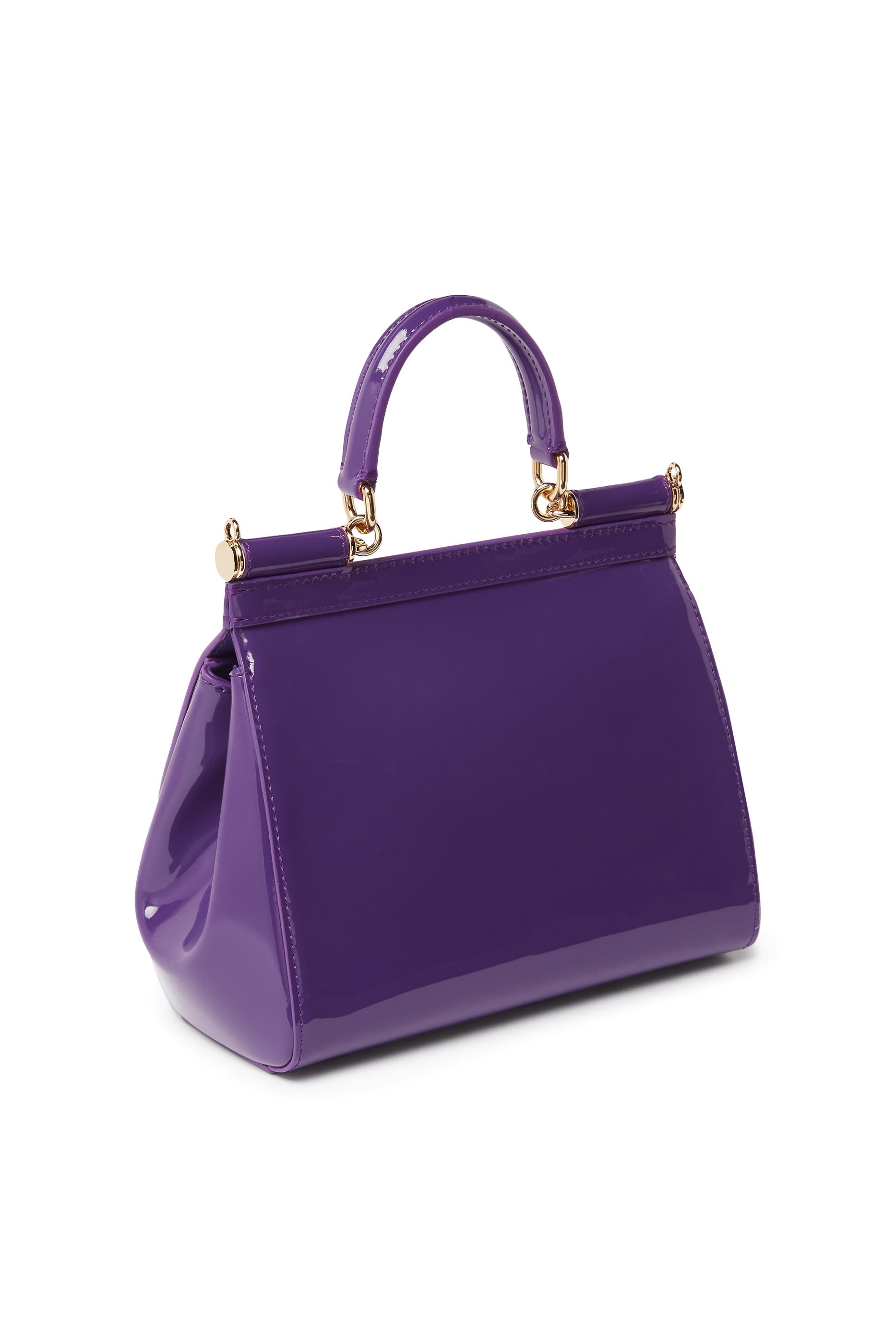 Medium Patent Leather Sicily Handbag