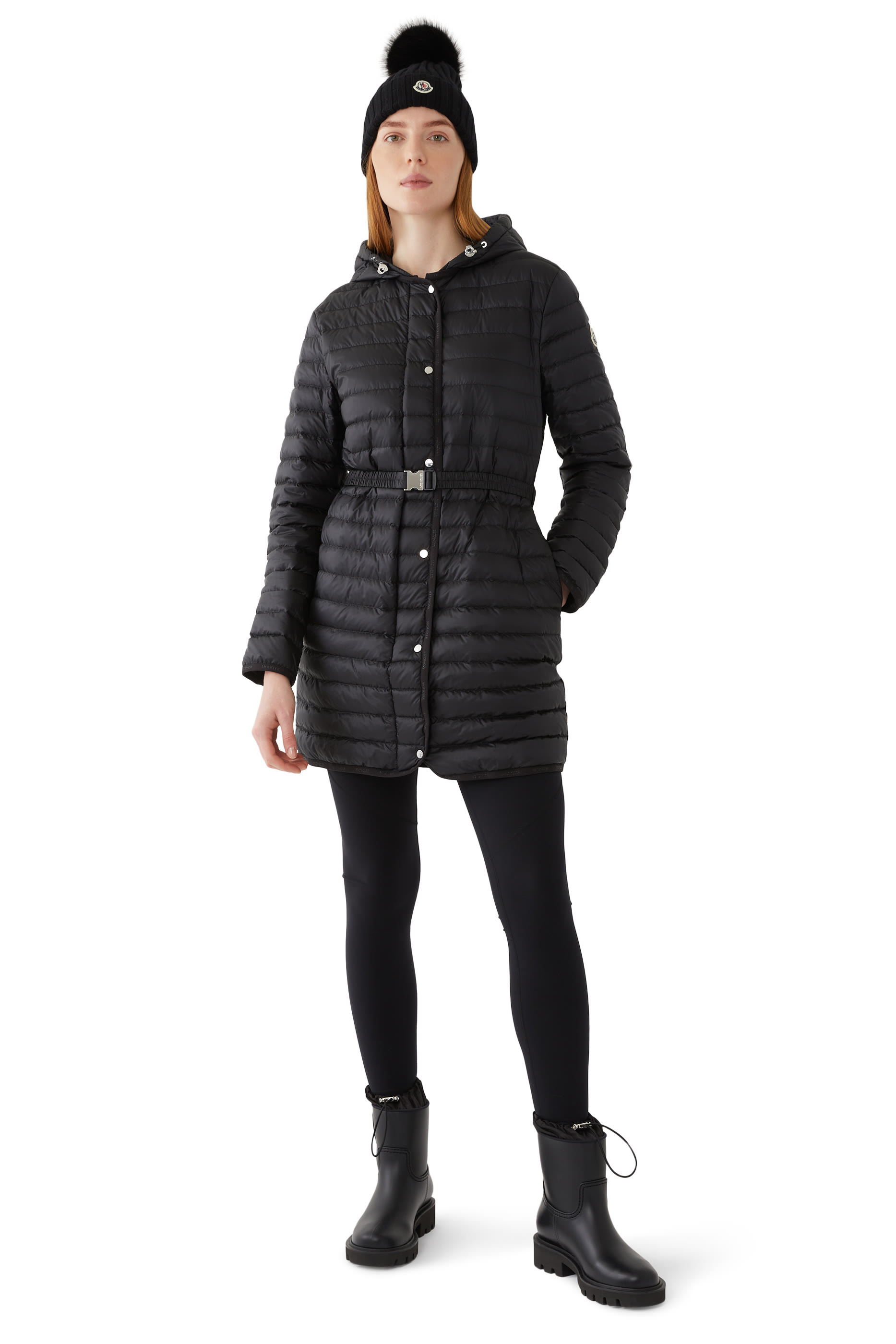 Oredonne Hooded Long Down Jacket 