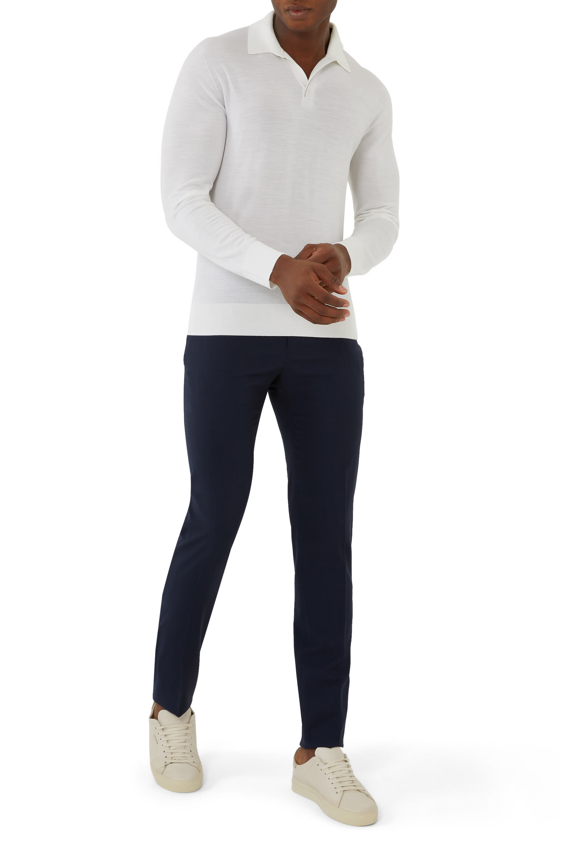 Wool Slim-Fit Trousers
