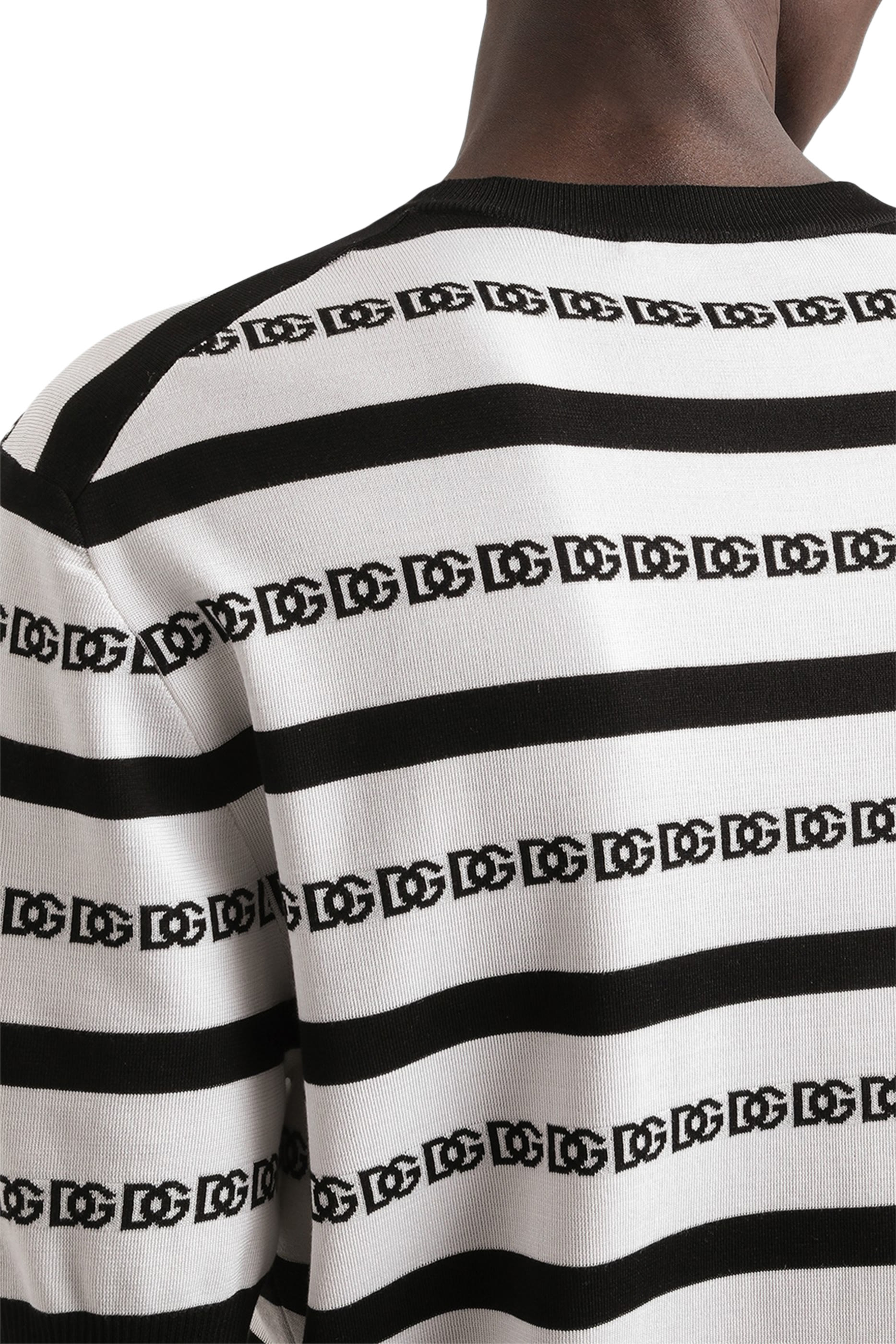 All-Over Logo Print Silk Pullover