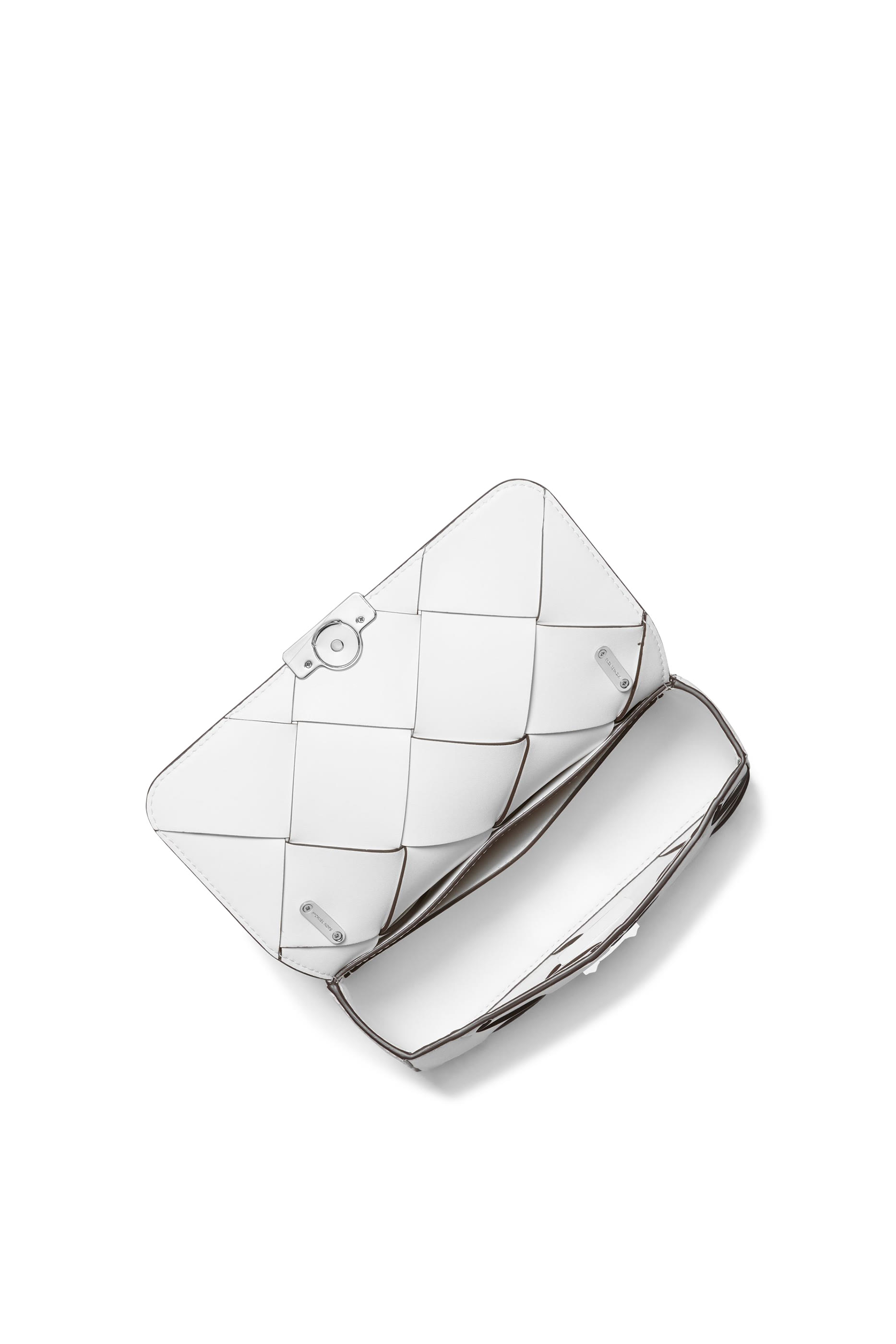 Tribeca Small Woven Leather Shoulder Bag