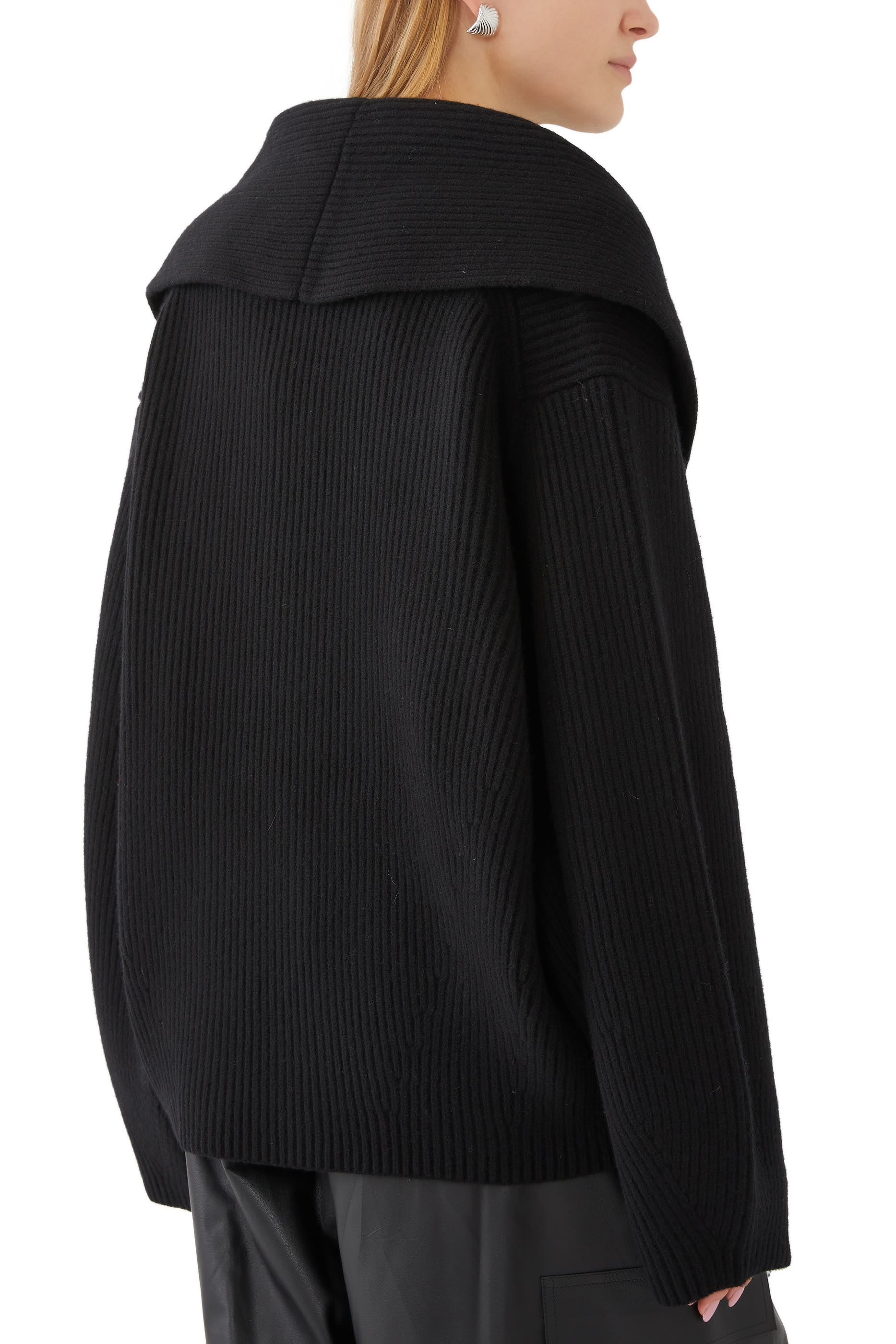 Shawl-Lapel Cardigan