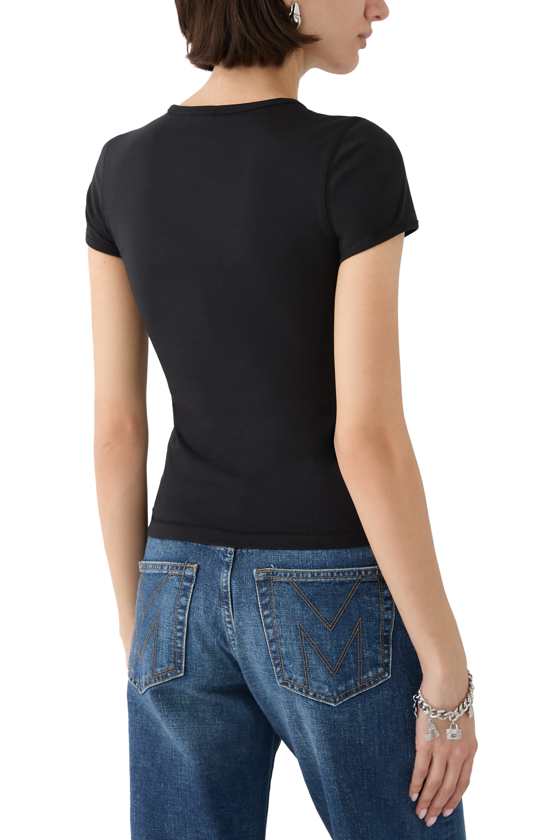 Charm Logo Shrunken T-Shirt