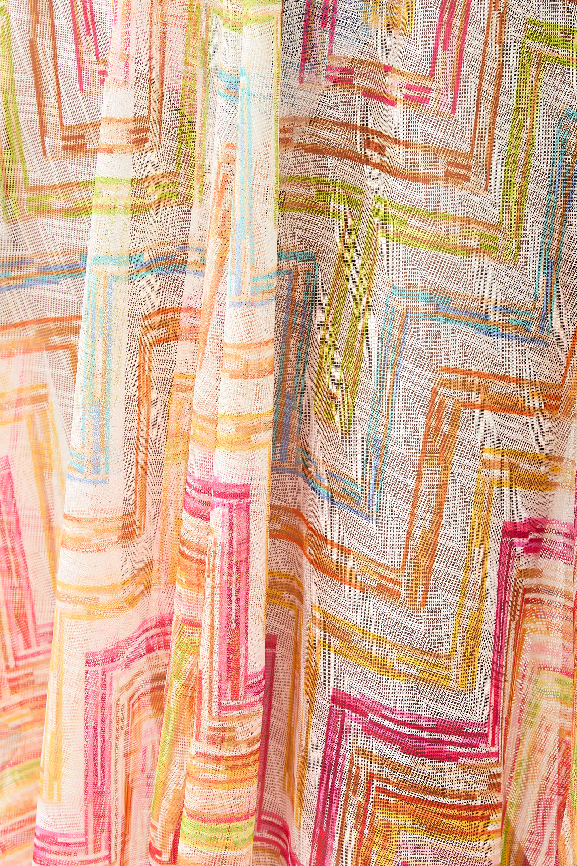 Mare Chevron Raschel Sleeveless Maxi Dress