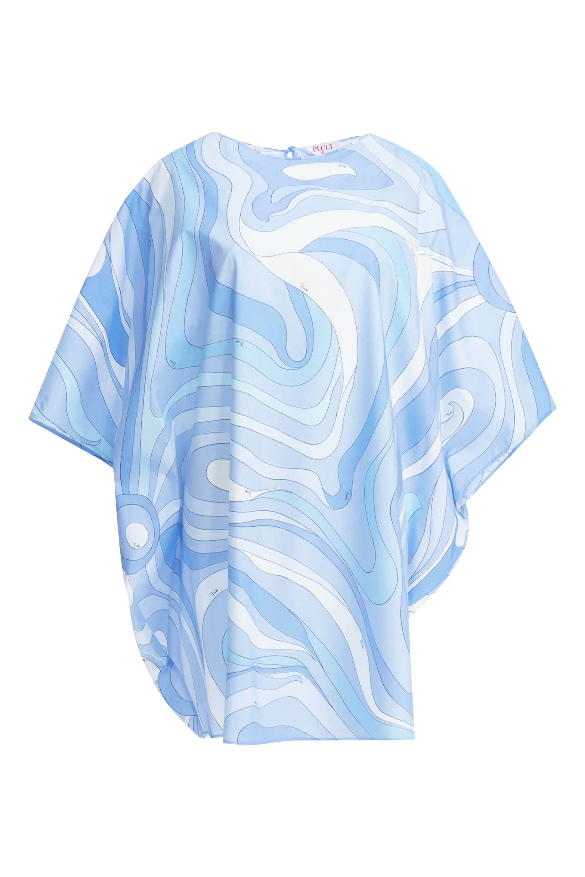 Marmo Cotton Kaftan Mini Dress 