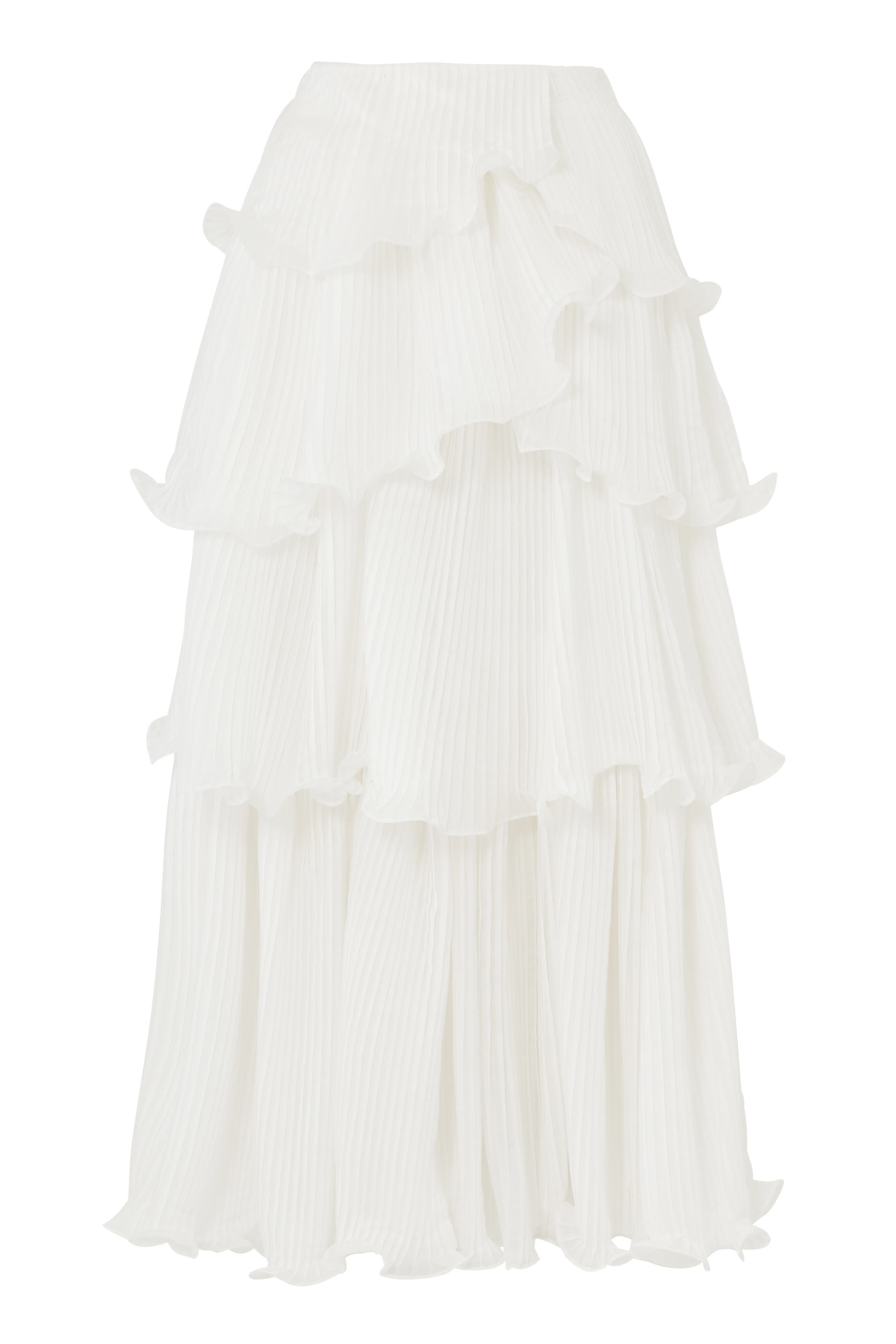 Cosmos Tiered Midi Skirt