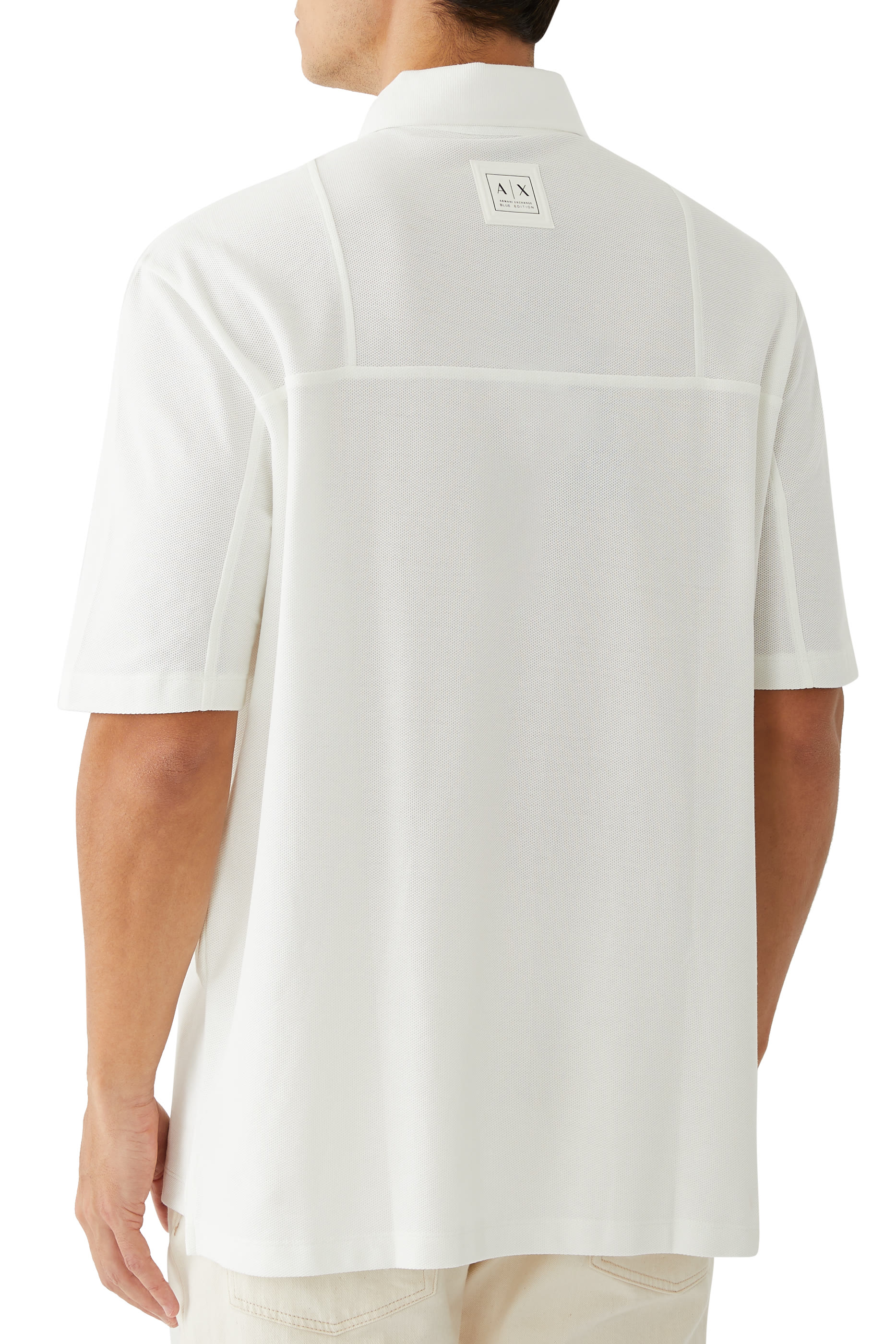 Logo Button-Down Polo Shirt