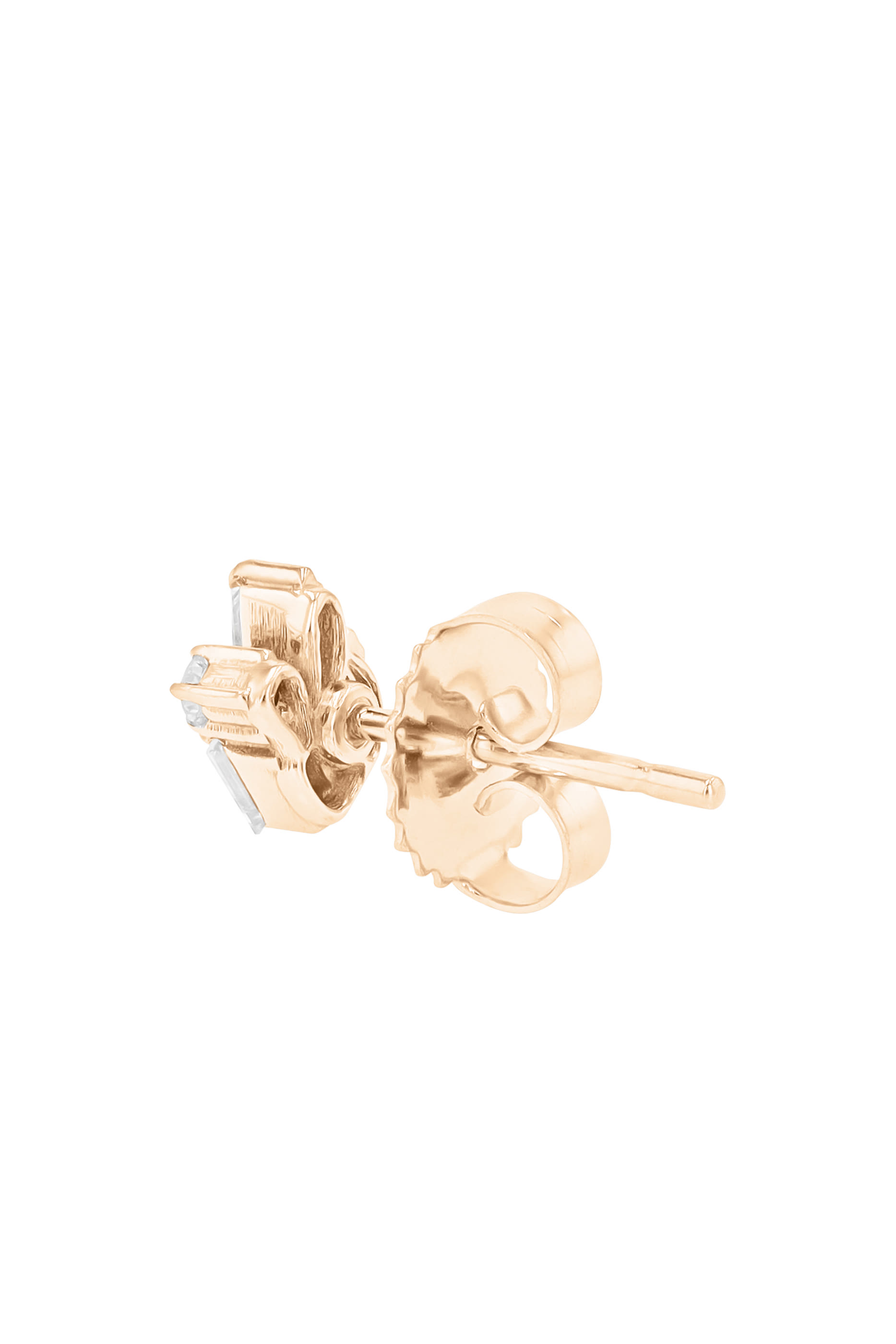 Bold Cluster Studs, 18K Rose Gold & Diamonds