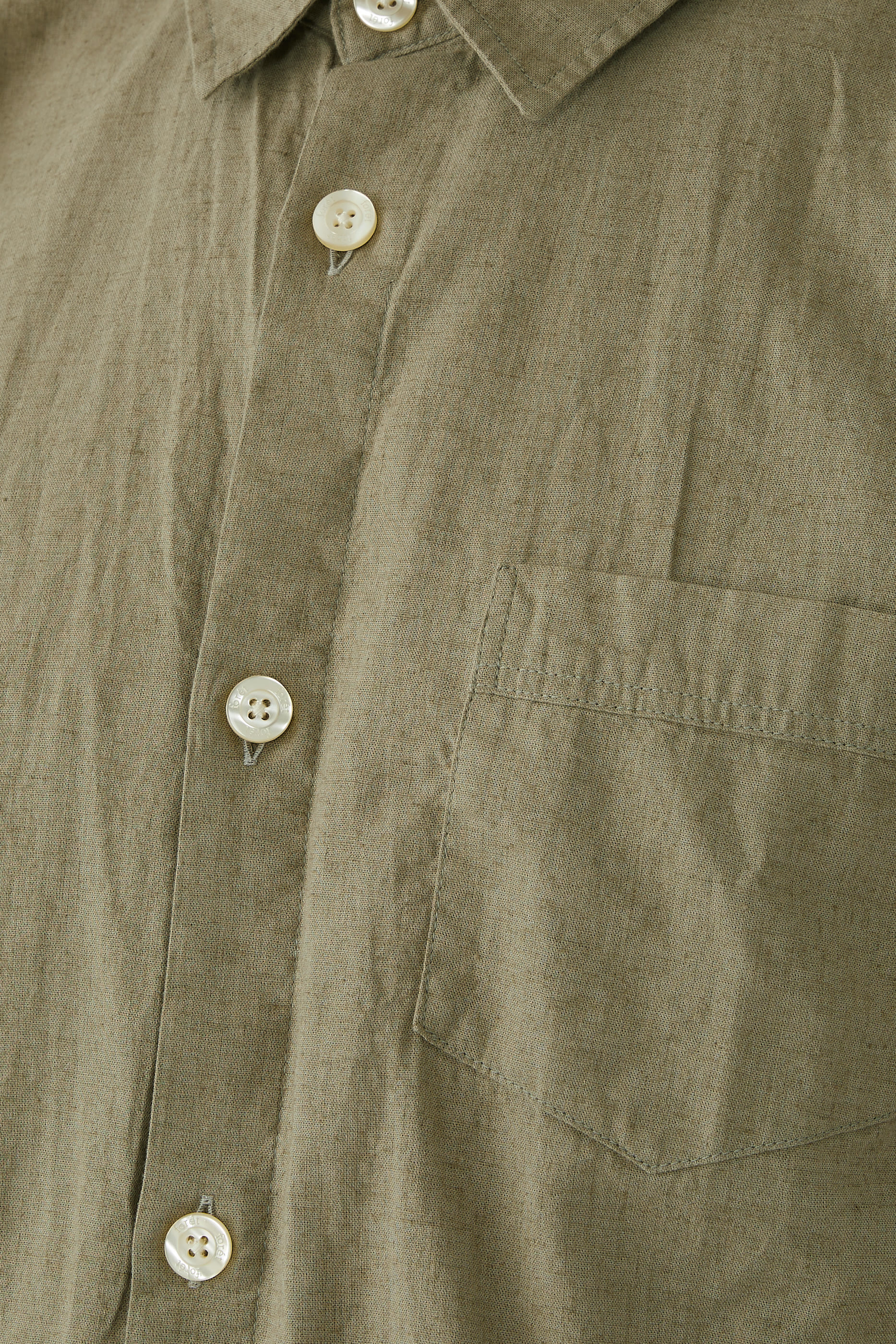 Serene Linen Short Sleeves Shirt