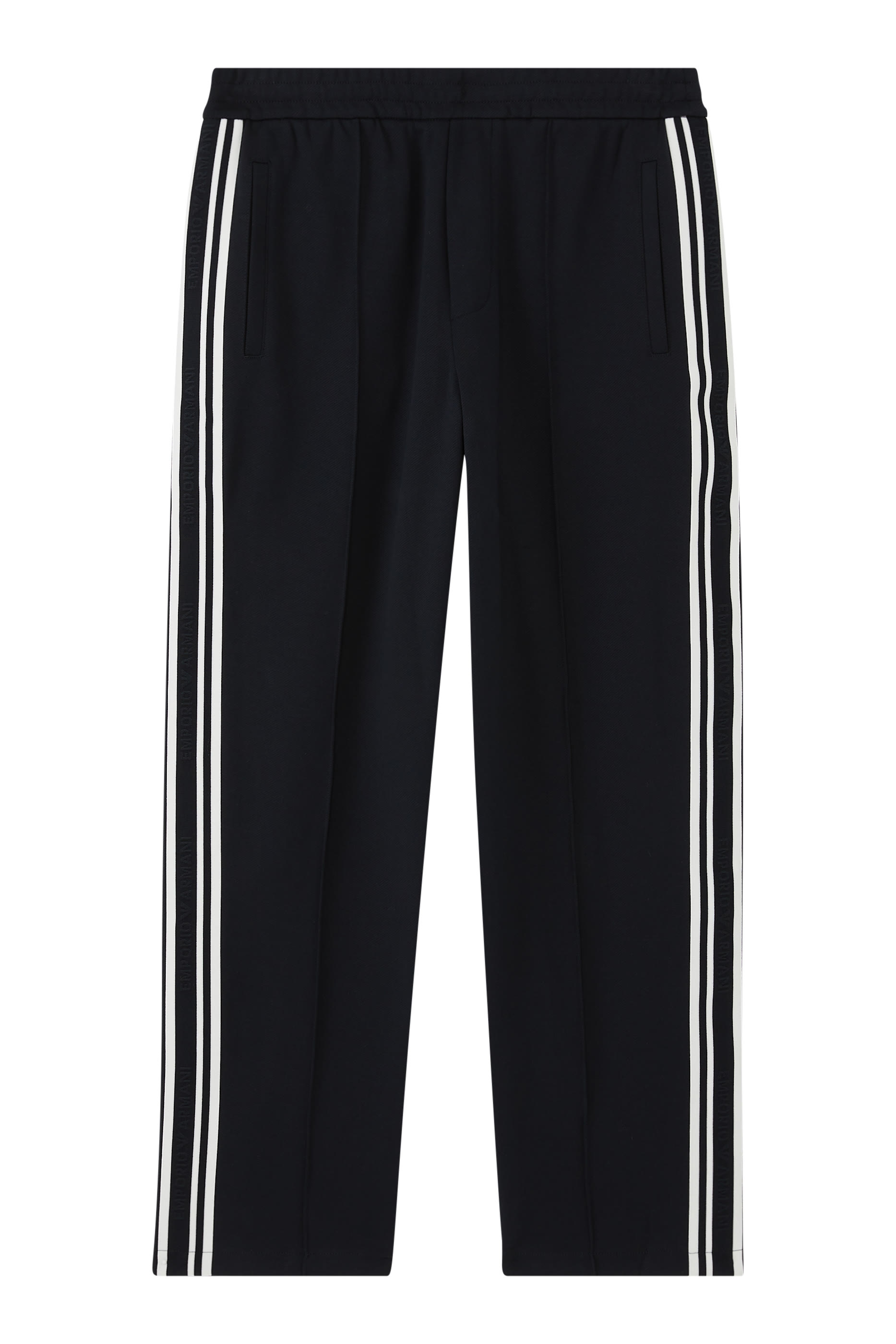 Logo Tape Double-Jersey Joggers