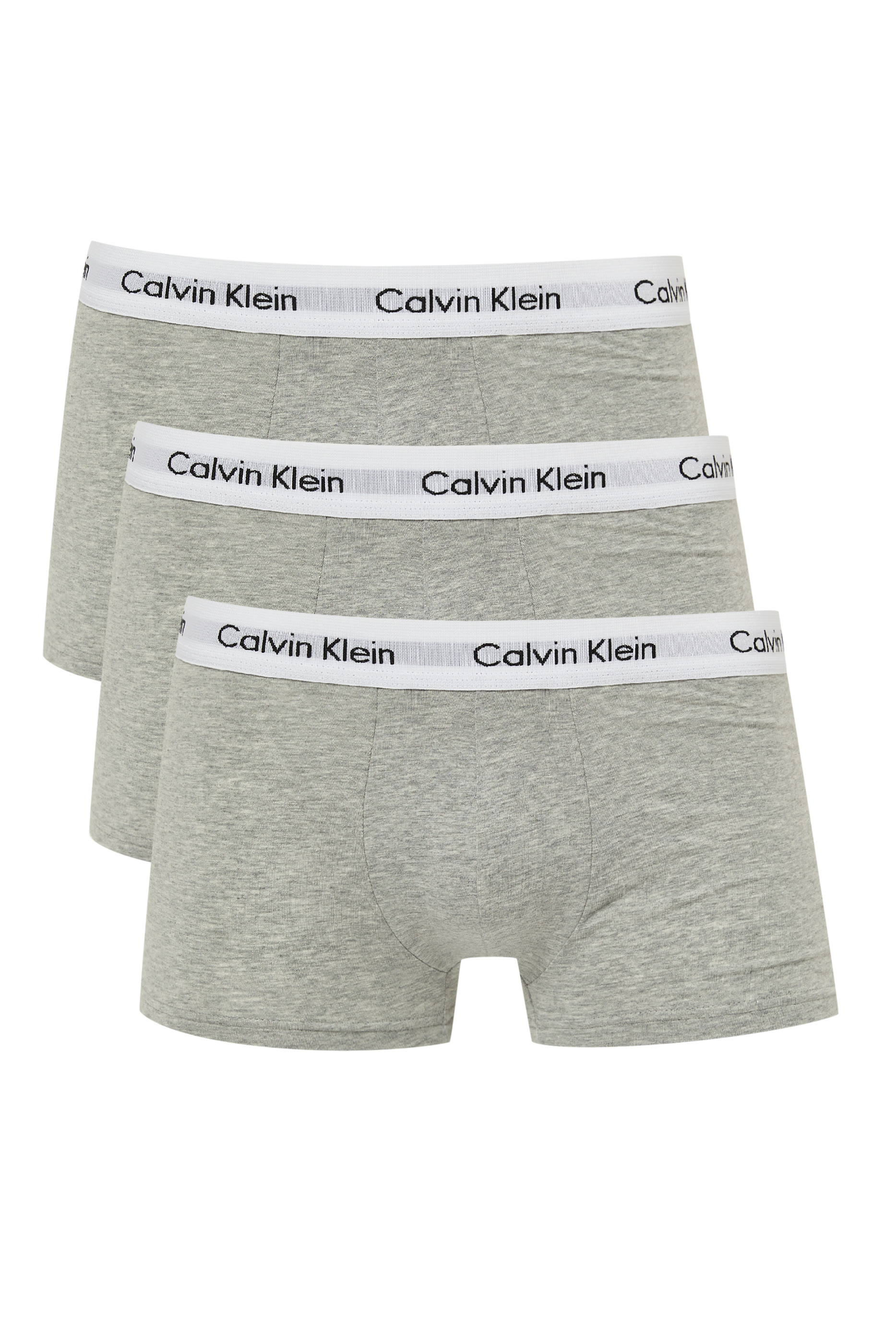 Low Rise Cotton Stretch Trunks, Set Of 3