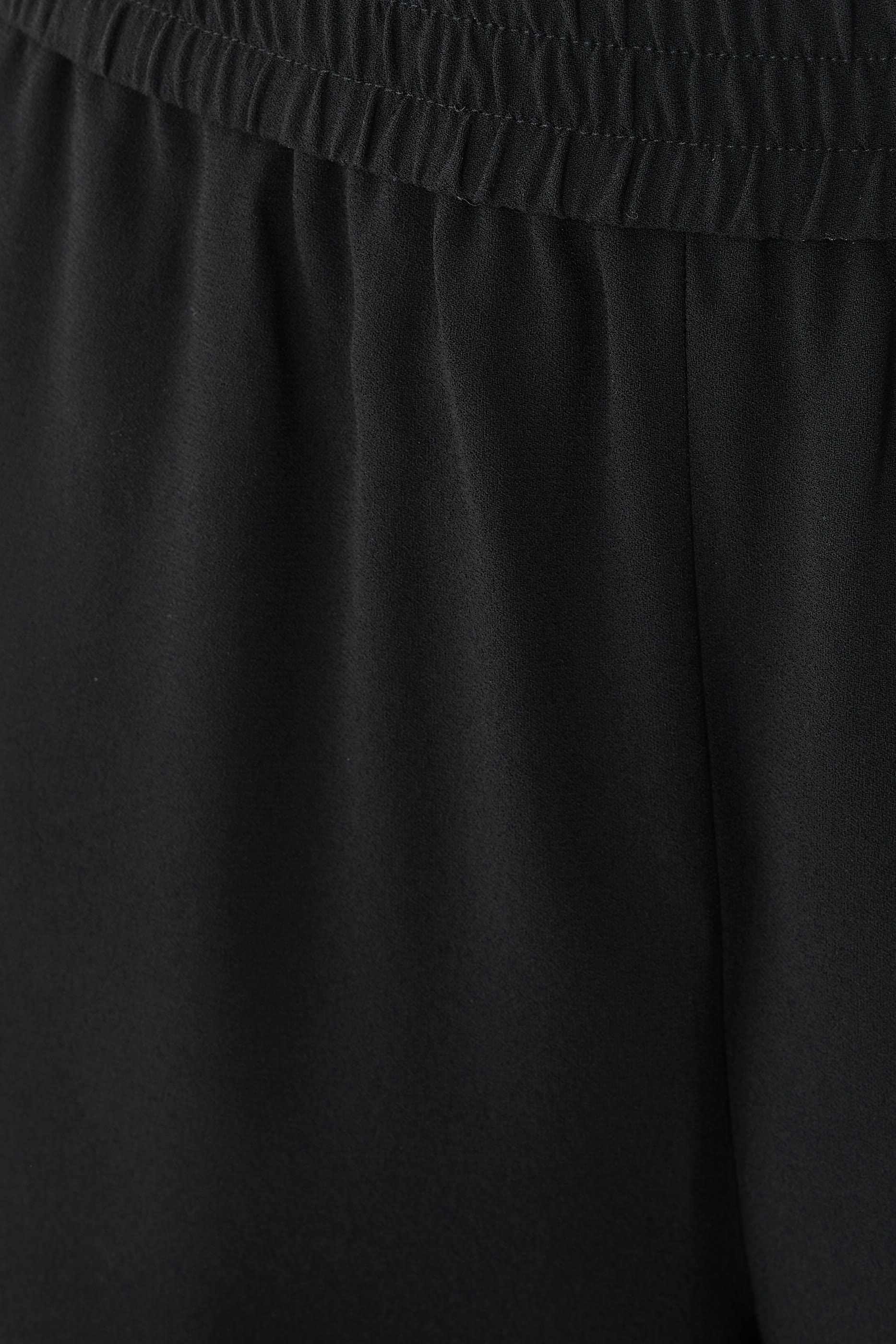 Relaxed Pull-On Pants in Satin Crepe