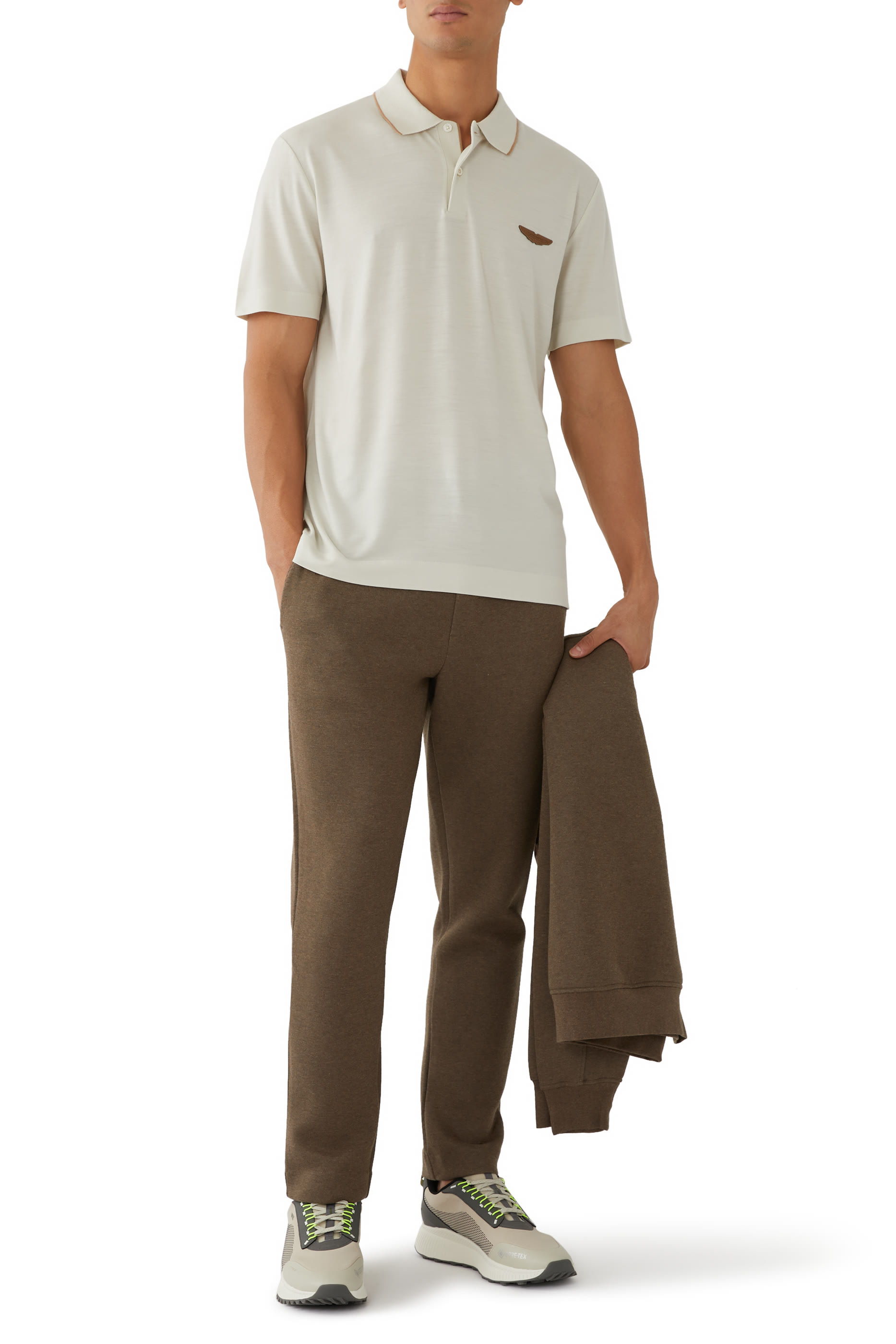 L-Rory Aston Martin Merino Wool Polo Shirt