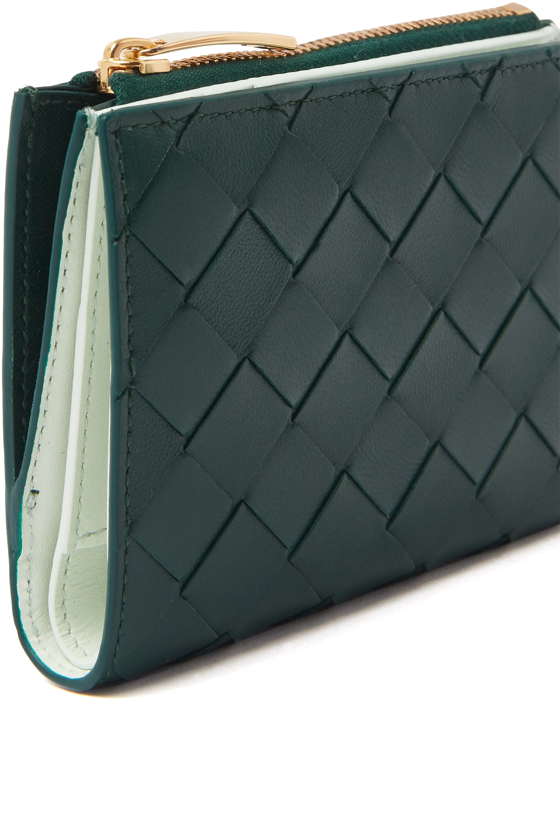 Intrecciato Leather Wallet