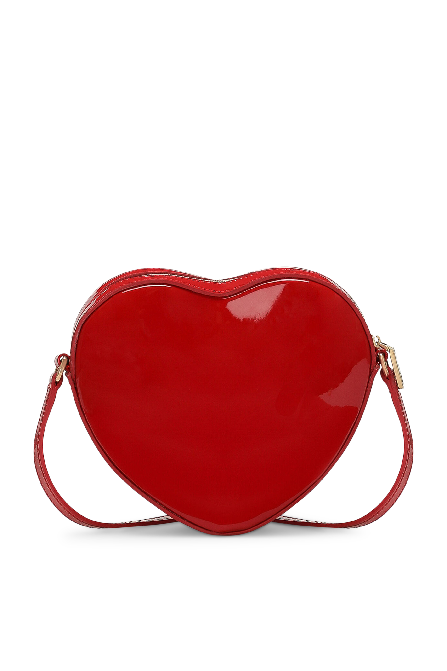 Kids Patent Leather Heart Bag